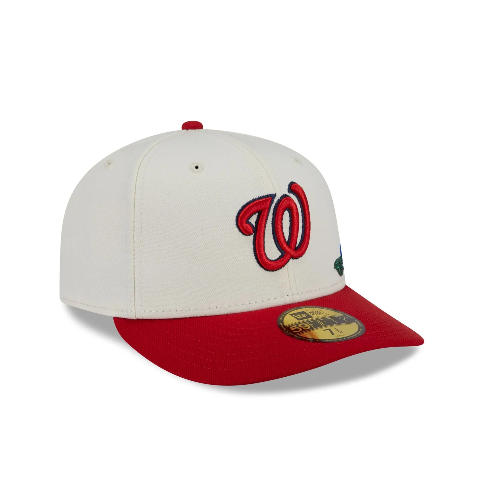 Washington Nationals Tonal Florals White 59FIFTY Fitted Hat sold by New Era product image thumbnail 3