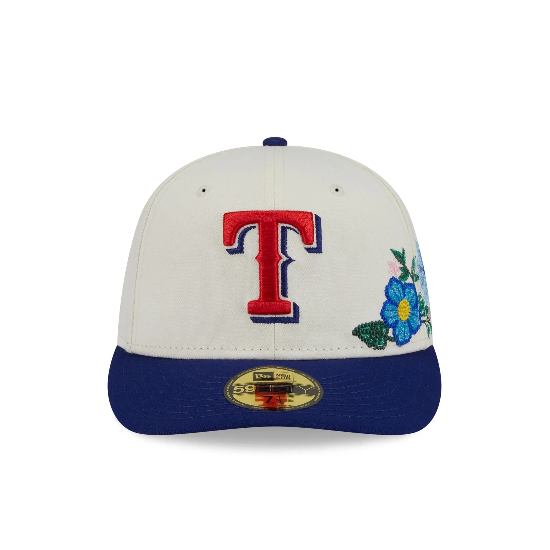 Texas Rangers Tonal Florals White 59FIFTY Fitted Hat sold by New Era product image thumbnail 2