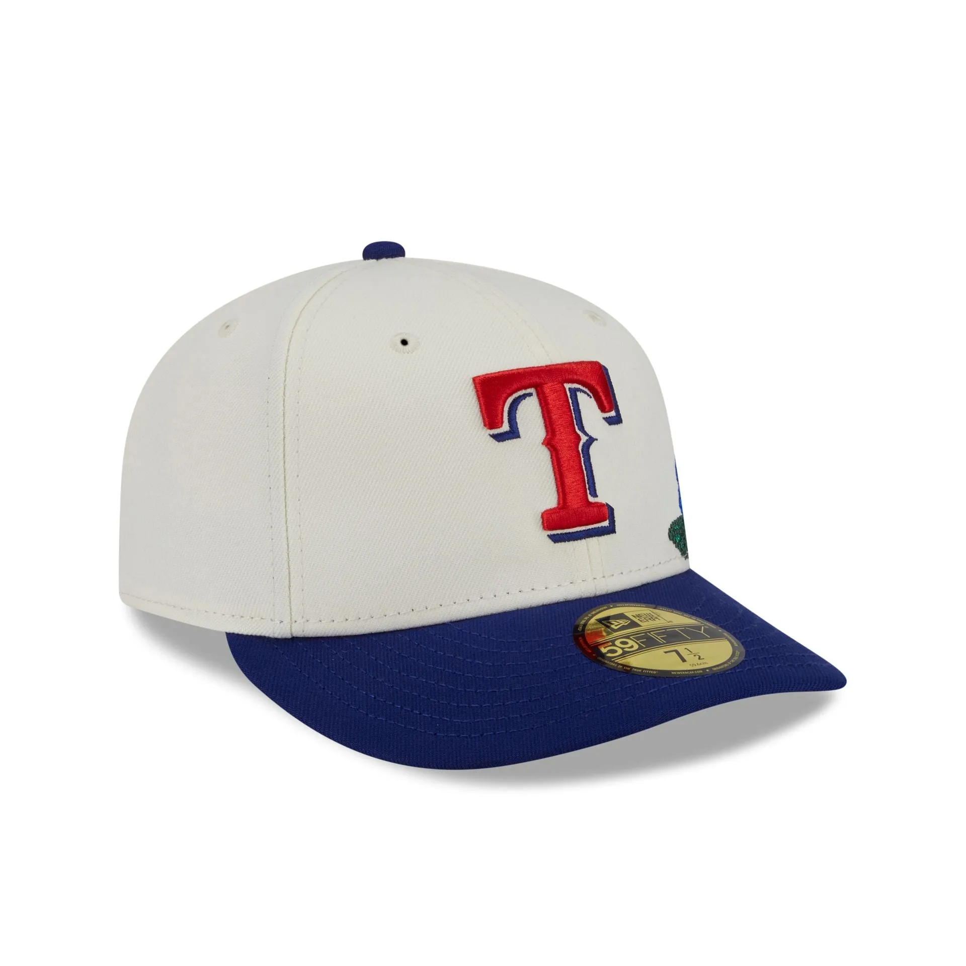 Texas Rangers Tonal Florals White 59FIFTY Fitted Hat sold by New Era product image thumbnail 3