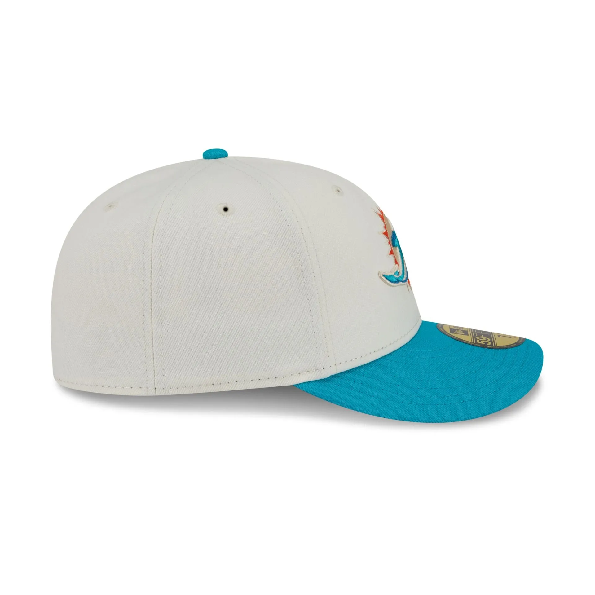 Miami Dolphins Tonal Florals White 59FIFTY Fitted Hat sold by New Era product image thumbnail 5