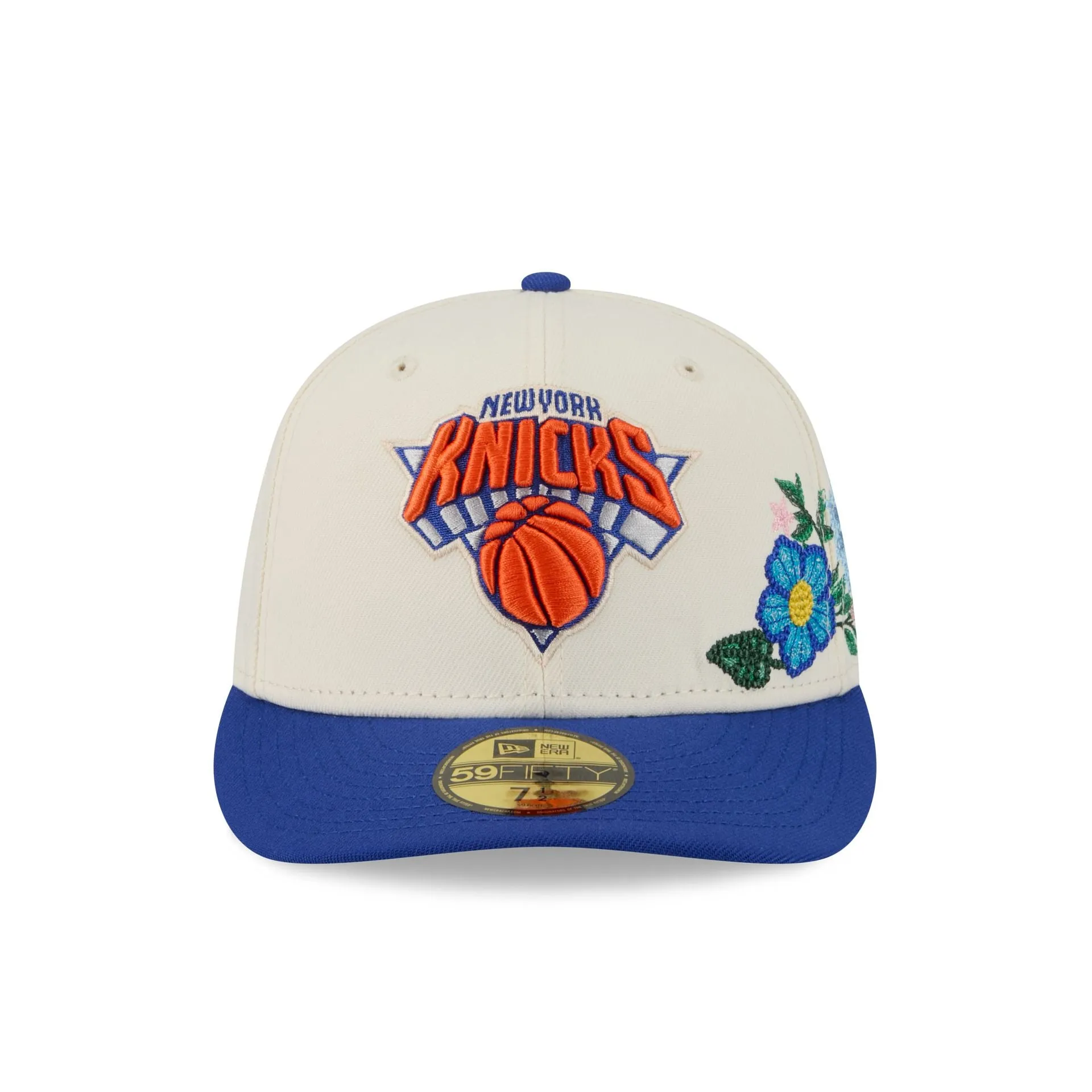 New York Knicks Tonal Florals White 59FIFTY Fitted Hat sold by New Era product image thumbnail 2