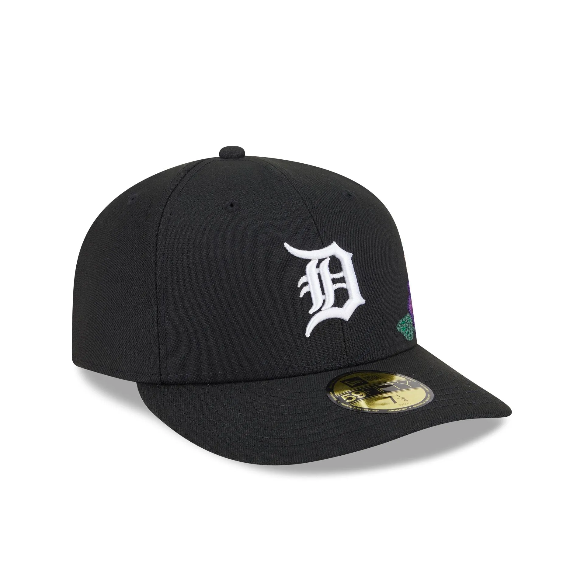 Detroit Tigers Tonal Florals Black 59FIFTY Fitted Hat sold by New Era product image thumbnail 3