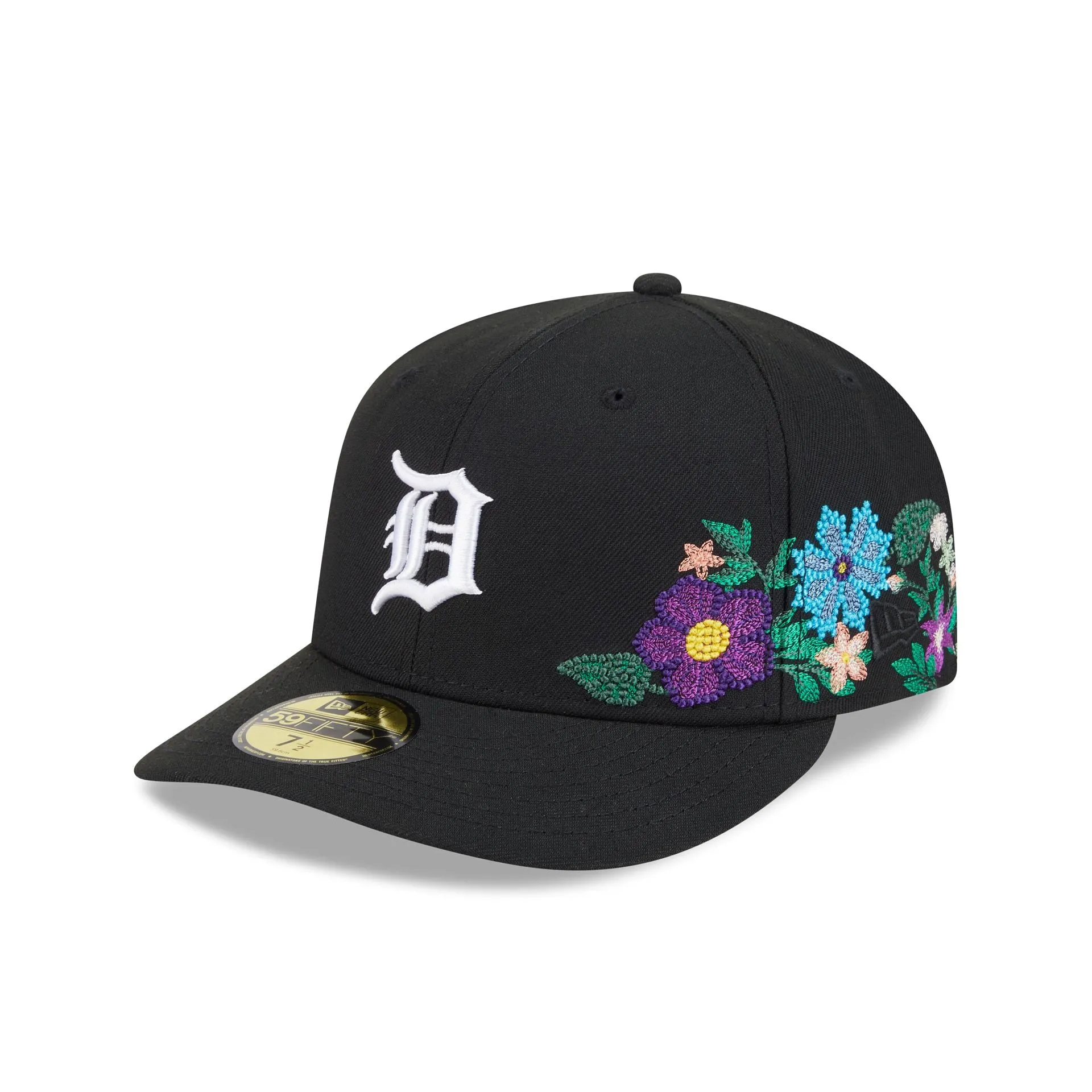 Detroit Tigers Tonal Florals Black 59FIFTY Fitted Hat sold by New Era