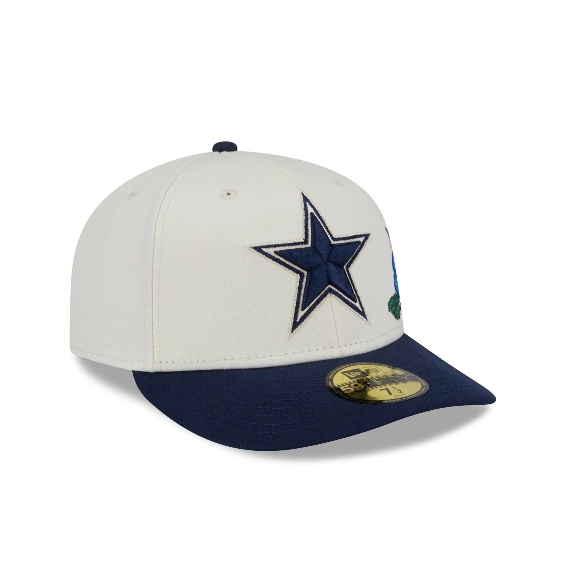 Dallas Cowboys Tonal Florals White 59FIFTY Fitted Hat sold by New Era product image thumbnail 3