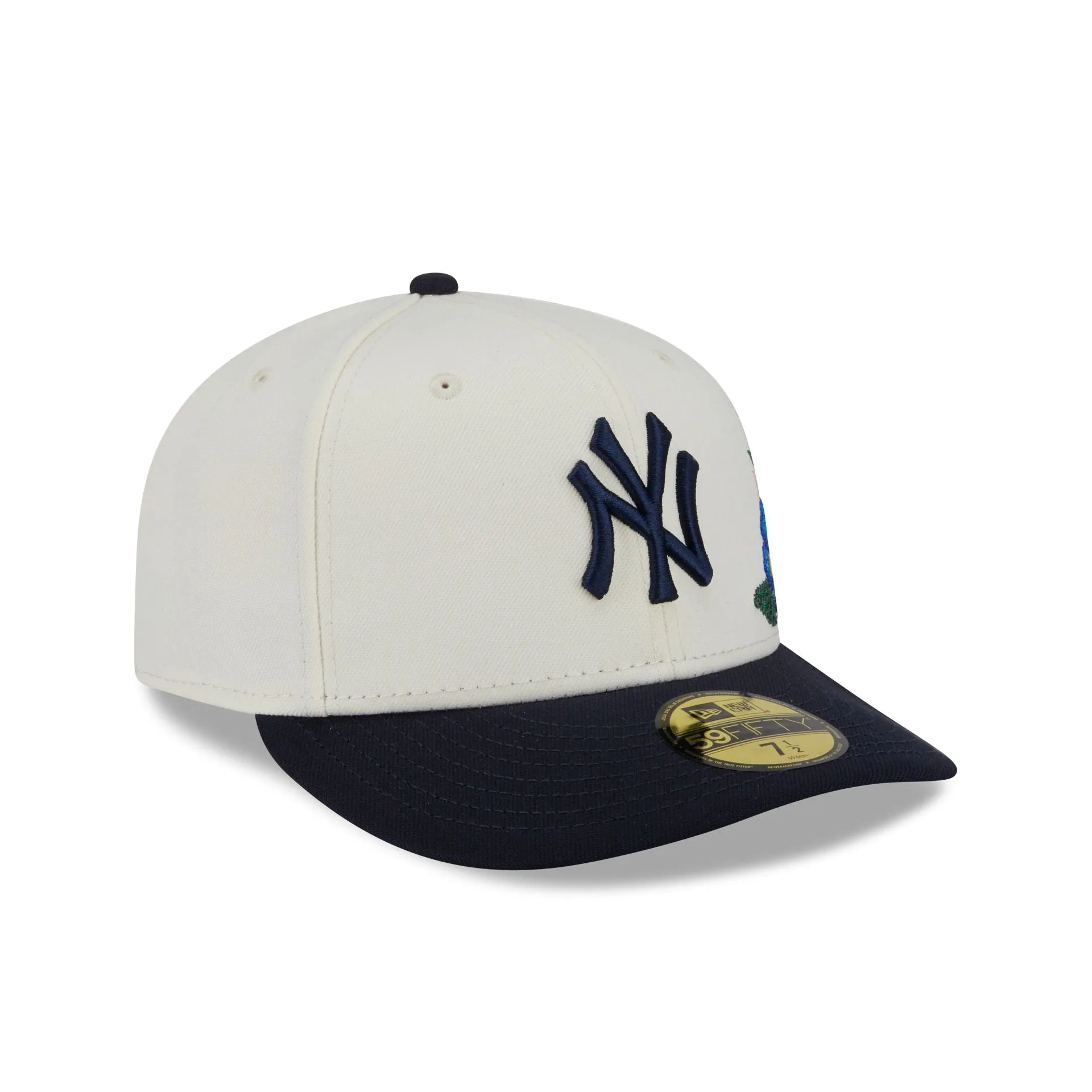 New York Yankees Tonal Florals White 59FIFTY Fitted Hat sold by New Era product image thumbnail 3