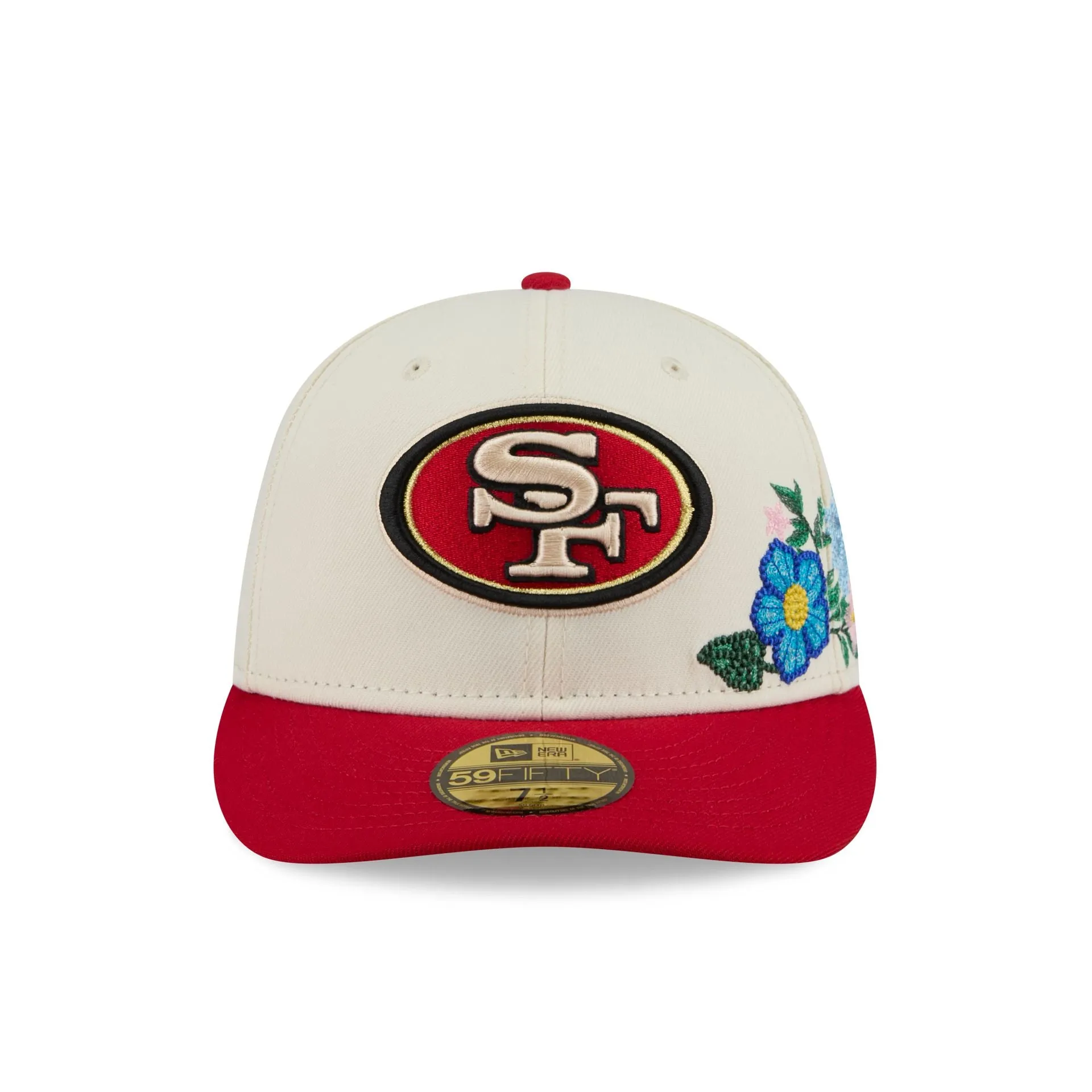 San Francisco 49ers Tonal Florals White 59FIFTY Fitted Hat sold by New Era product image thumbnail 2