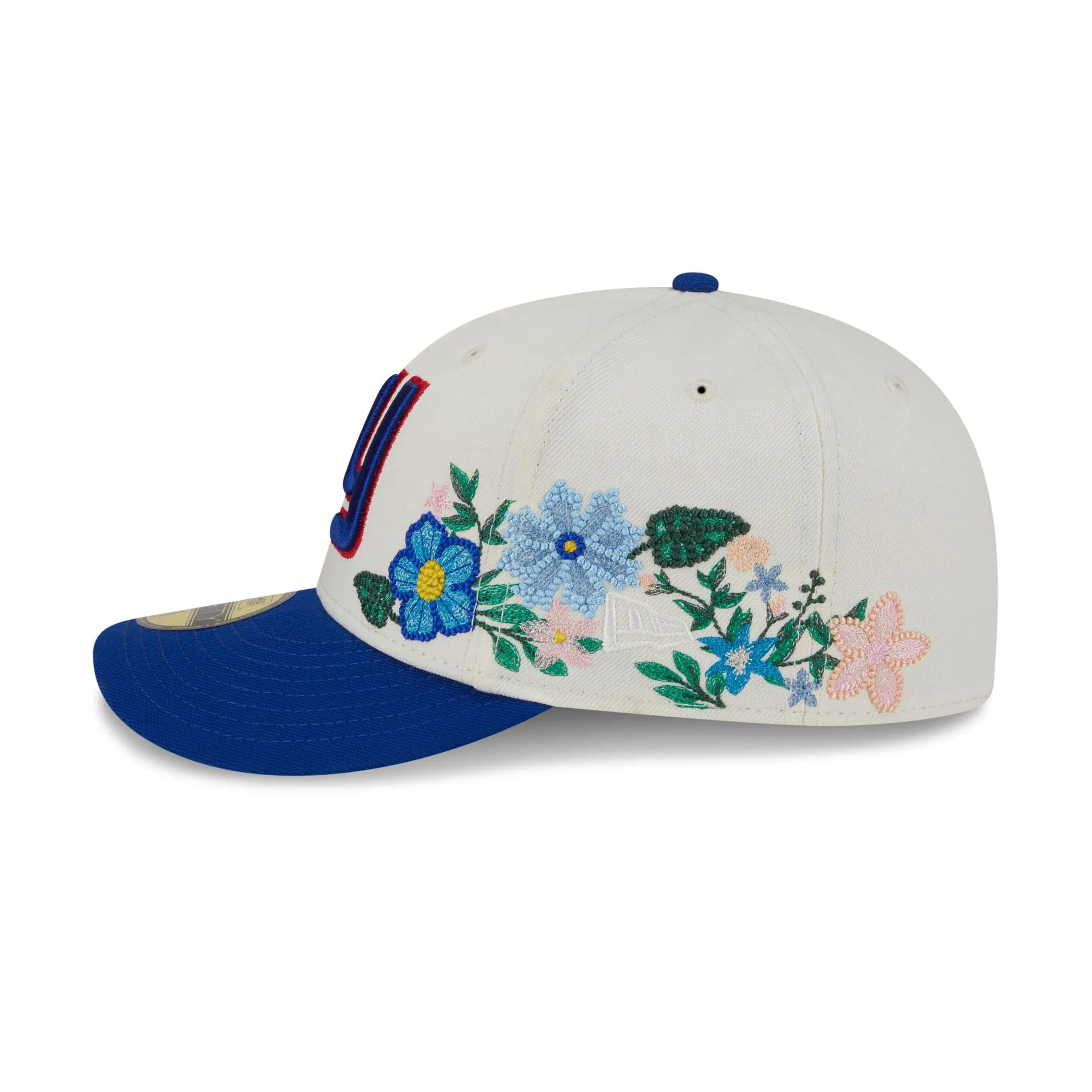 New York Giants Tonal Florals White 59FIFTY Fitted Hat sold by New Era product image thumbnail 4