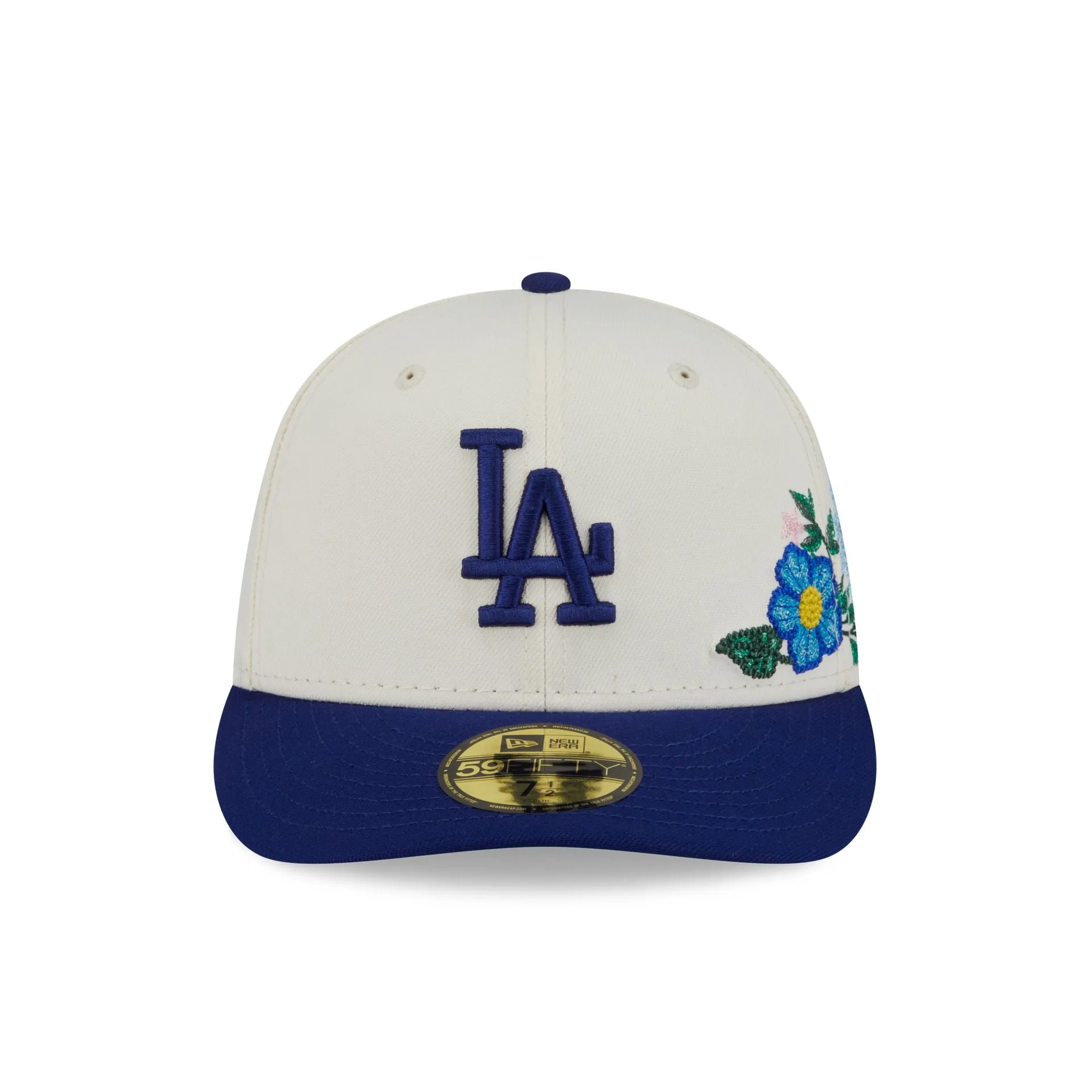 Los Angeles Dodgers Tonal Florals White 59FIFTY Fitted Hat sold by New Era product image thumbnail 2