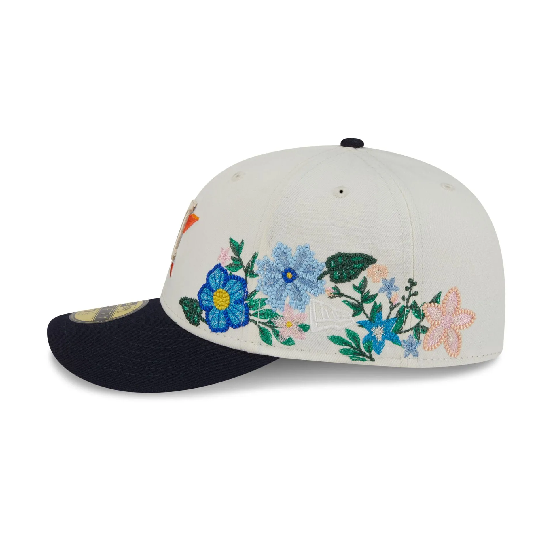 Houston Astros Tonal Florals White 59FIFTY Fitted Hat sold by New Era product image thumbnail 4