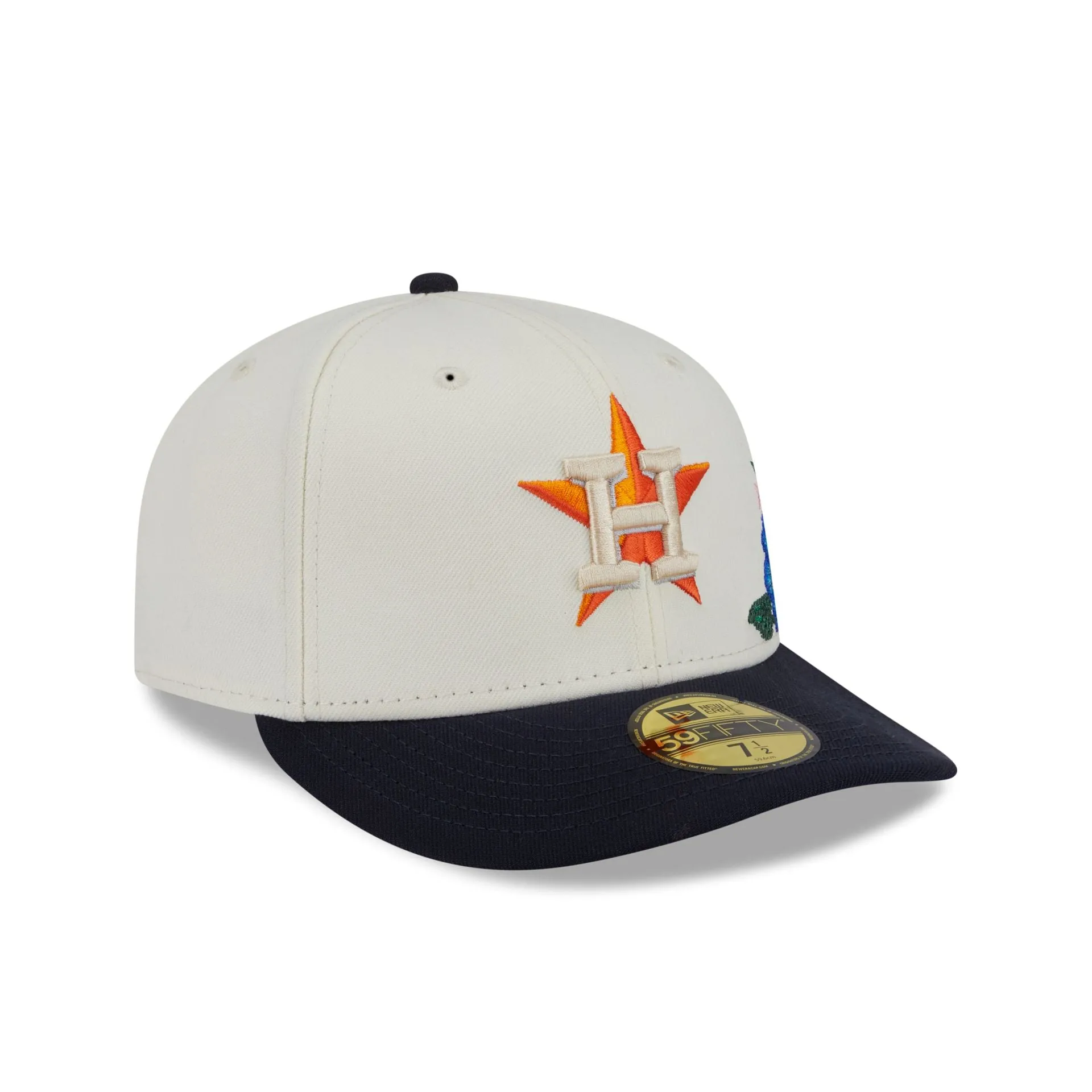 Houston Astros Tonal Florals White 59FIFTY Fitted Hat sold by New Era product image thumbnail 3