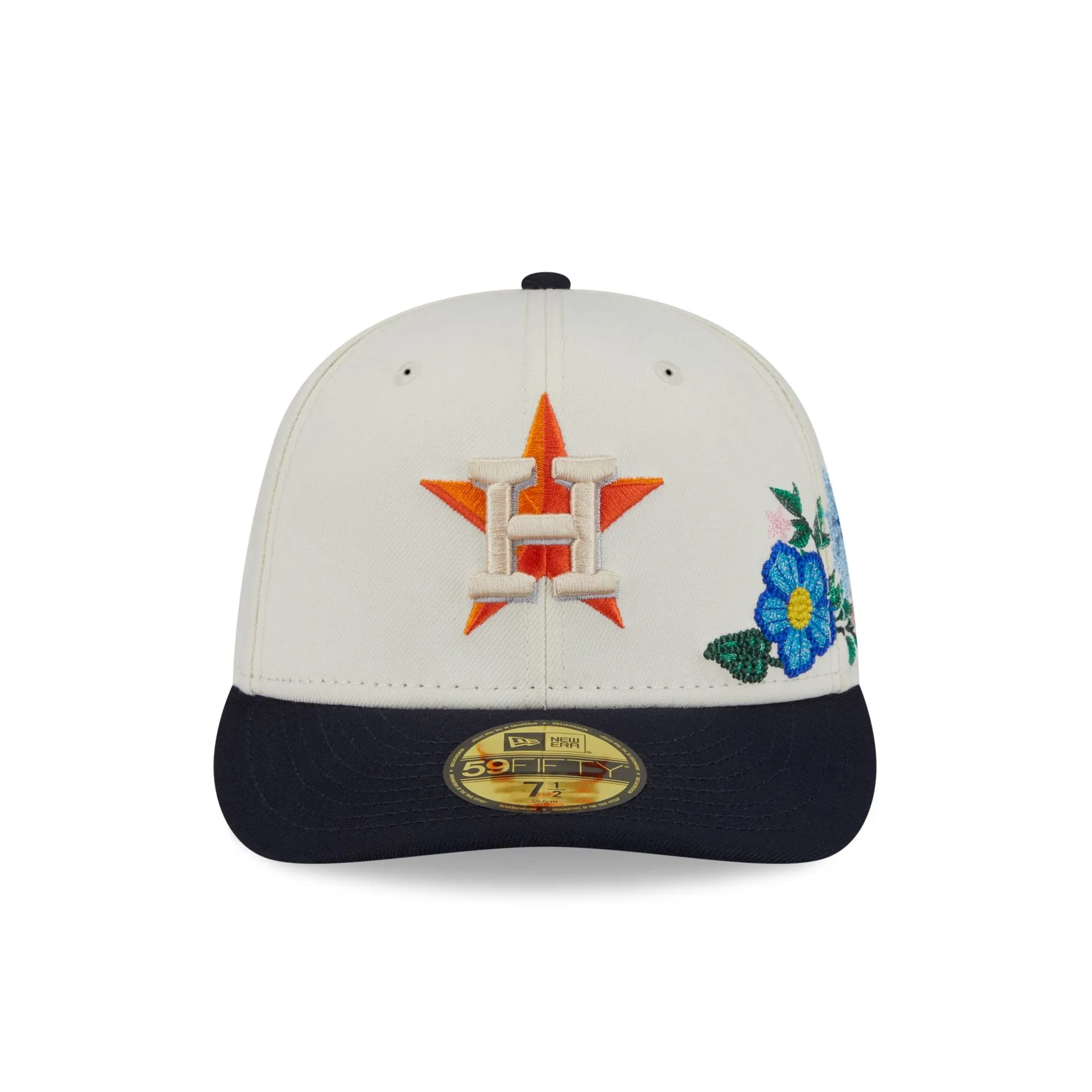 Houston Astros Tonal Florals White 59FIFTY Fitted Hat sold by New Era product image thumbnail 2