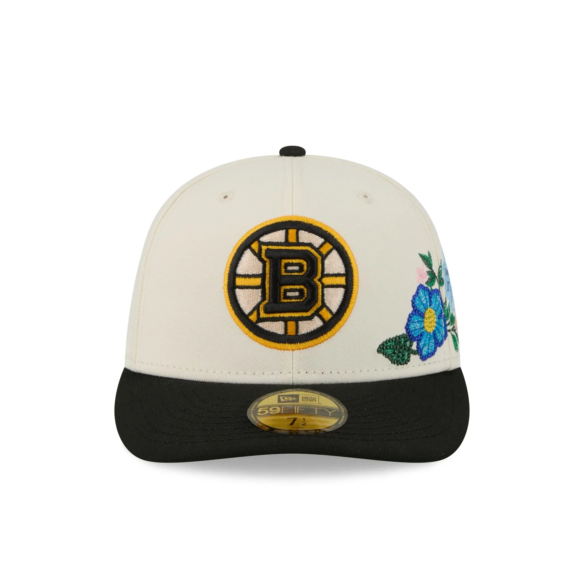 Boston Bruins Tonal Florals White 59FIFTY Fitted Hat sold by New Era product image thumbnail 2