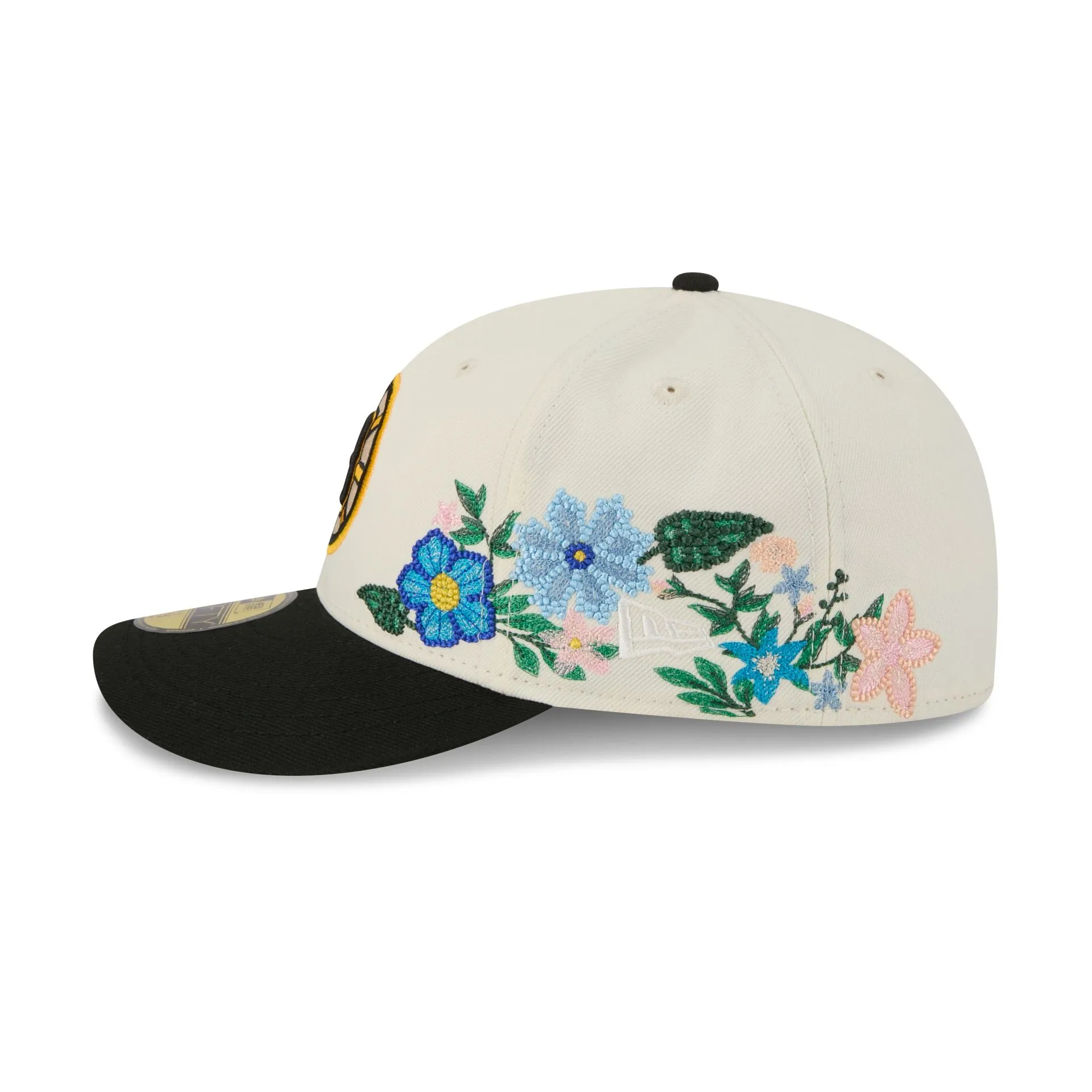Boston Bruins Tonal Florals White 59FIFTY Fitted Hat sold by New Era product image thumbnail 4