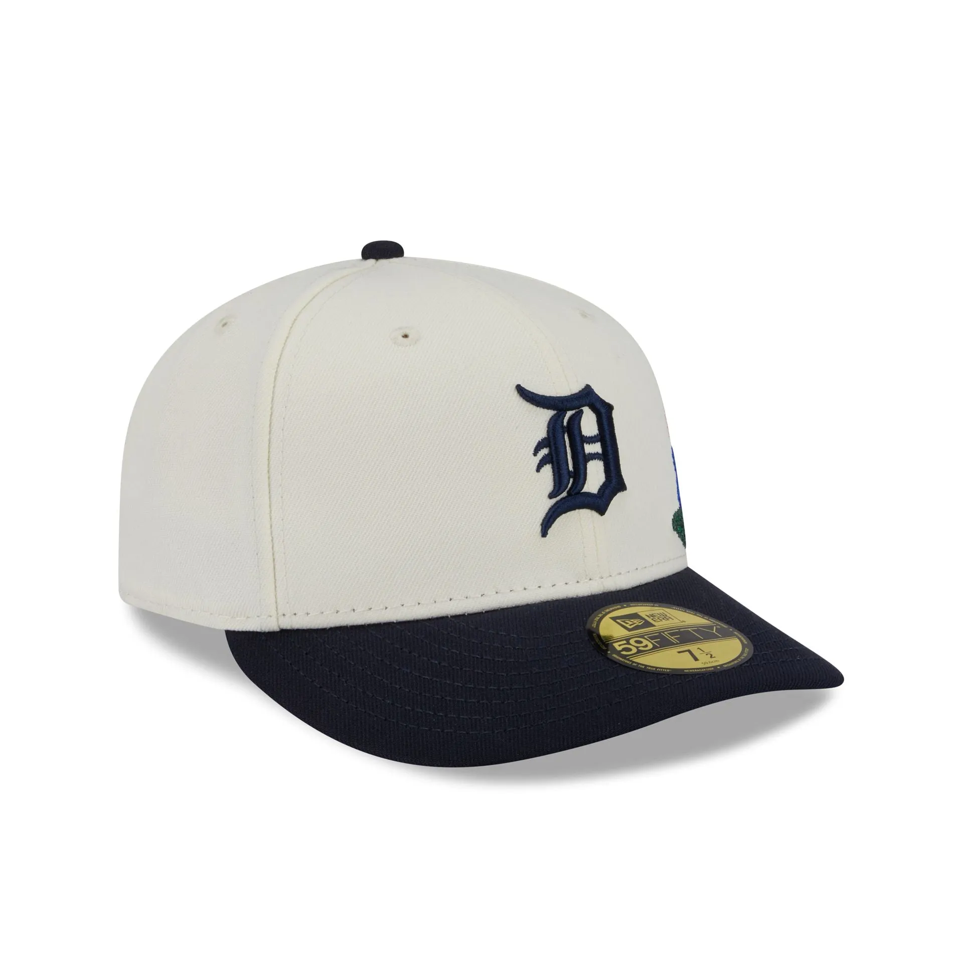 Detroit Tigers Tonal Florals White 59FIFTY Fitted Hat sold by New Era product image thumbnail 3