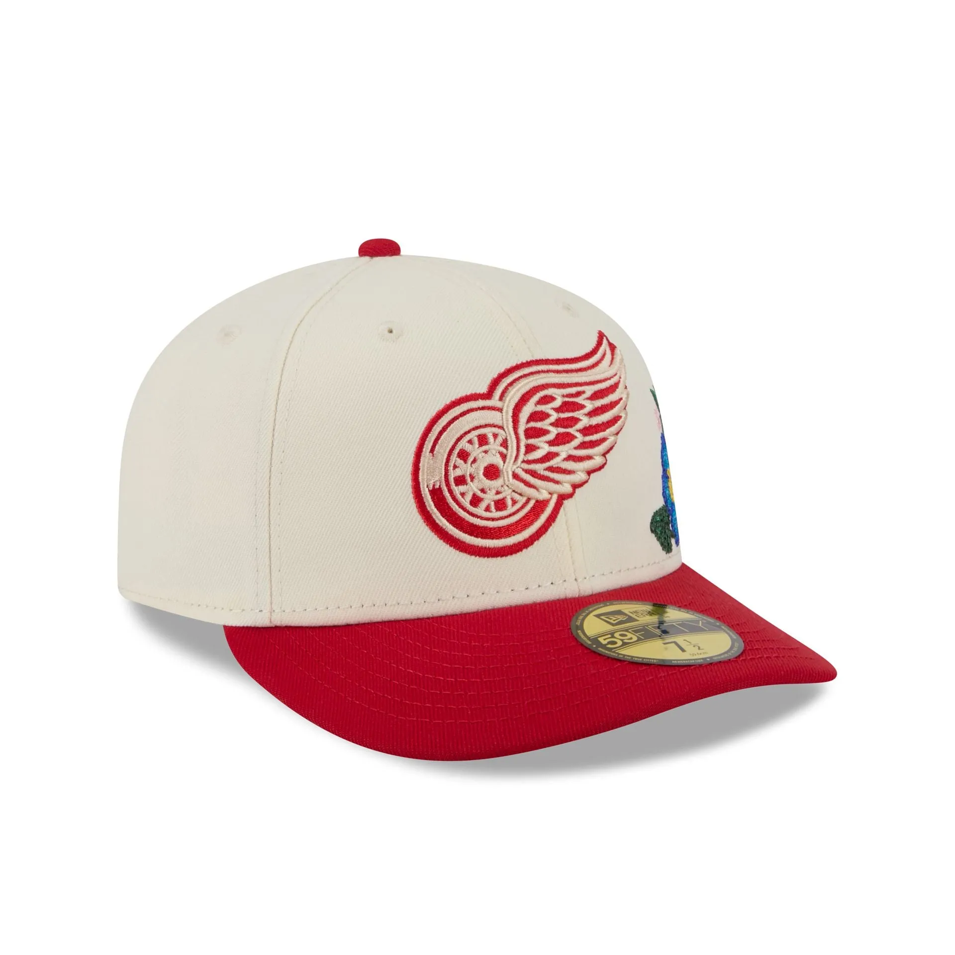 Detroit Red Wings Tonal Florals White 59FIFTY Fitted Hat sold by New Era product image thumbnail 3