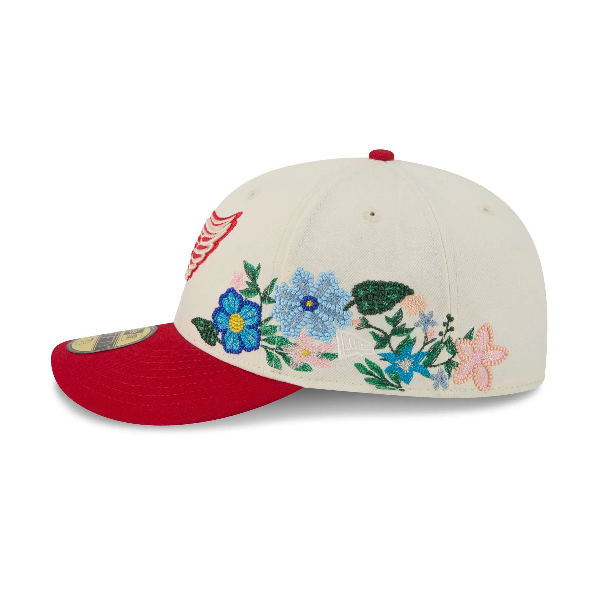 Detroit Red Wings Tonal Florals White 59FIFTY Fitted Hat sold by New Era product image thumbnail 4