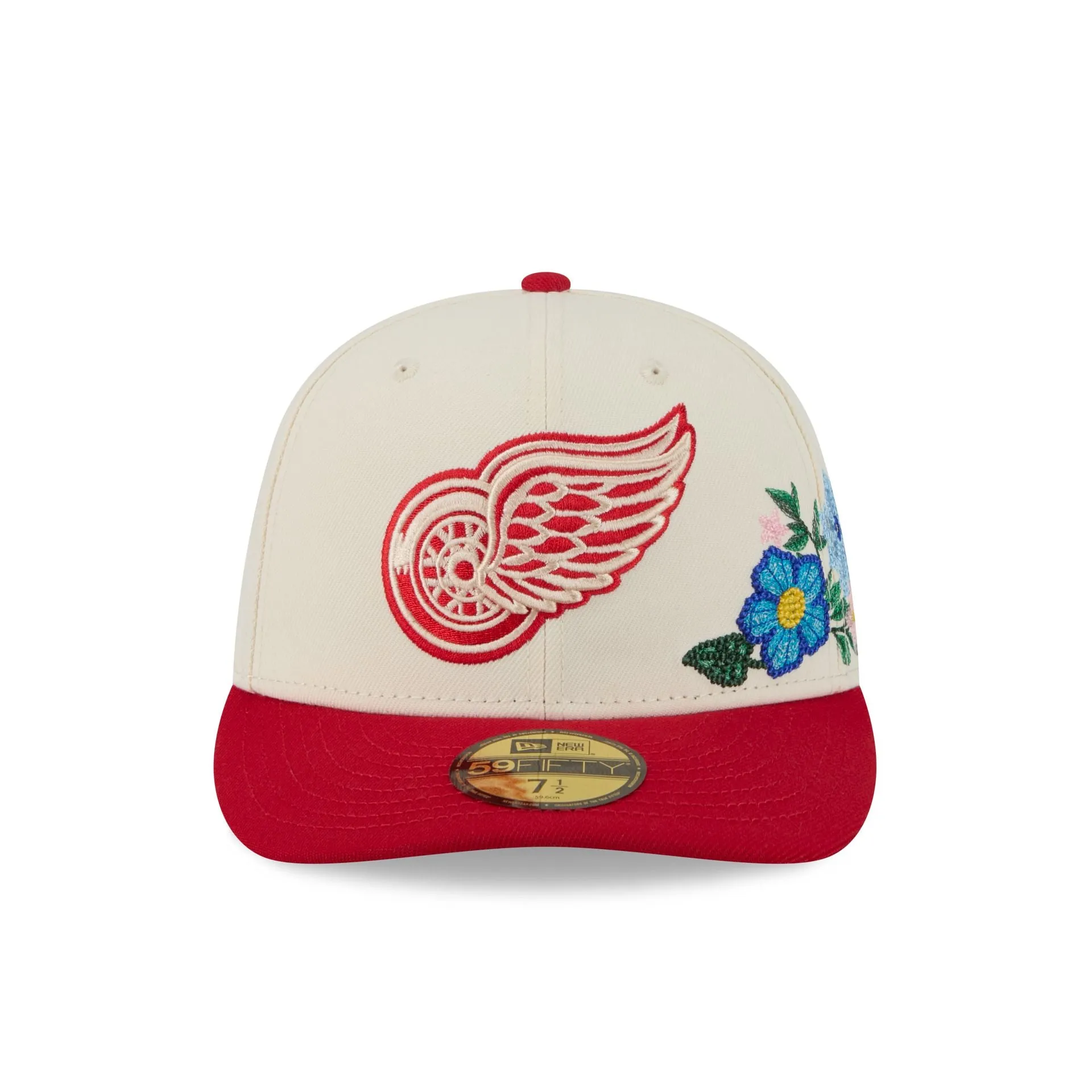 Detroit Red Wings Tonal Florals White 59FIFTY Fitted Hat sold by New Era product image thumbnail 2