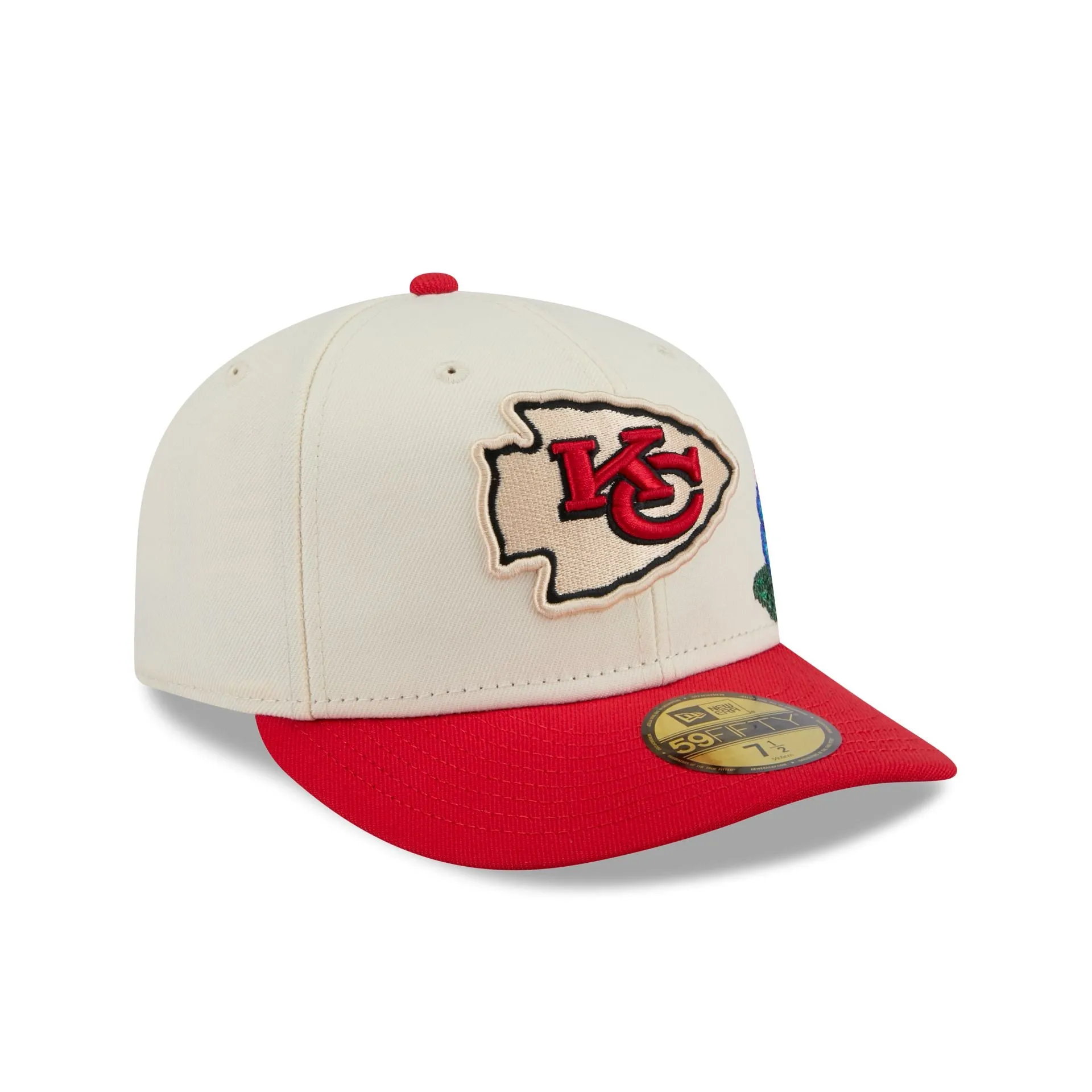 Kansas City Chiefs Tonal Florals White 59FIFTY Fitted Hat sold by New Era product image thumbnail 3