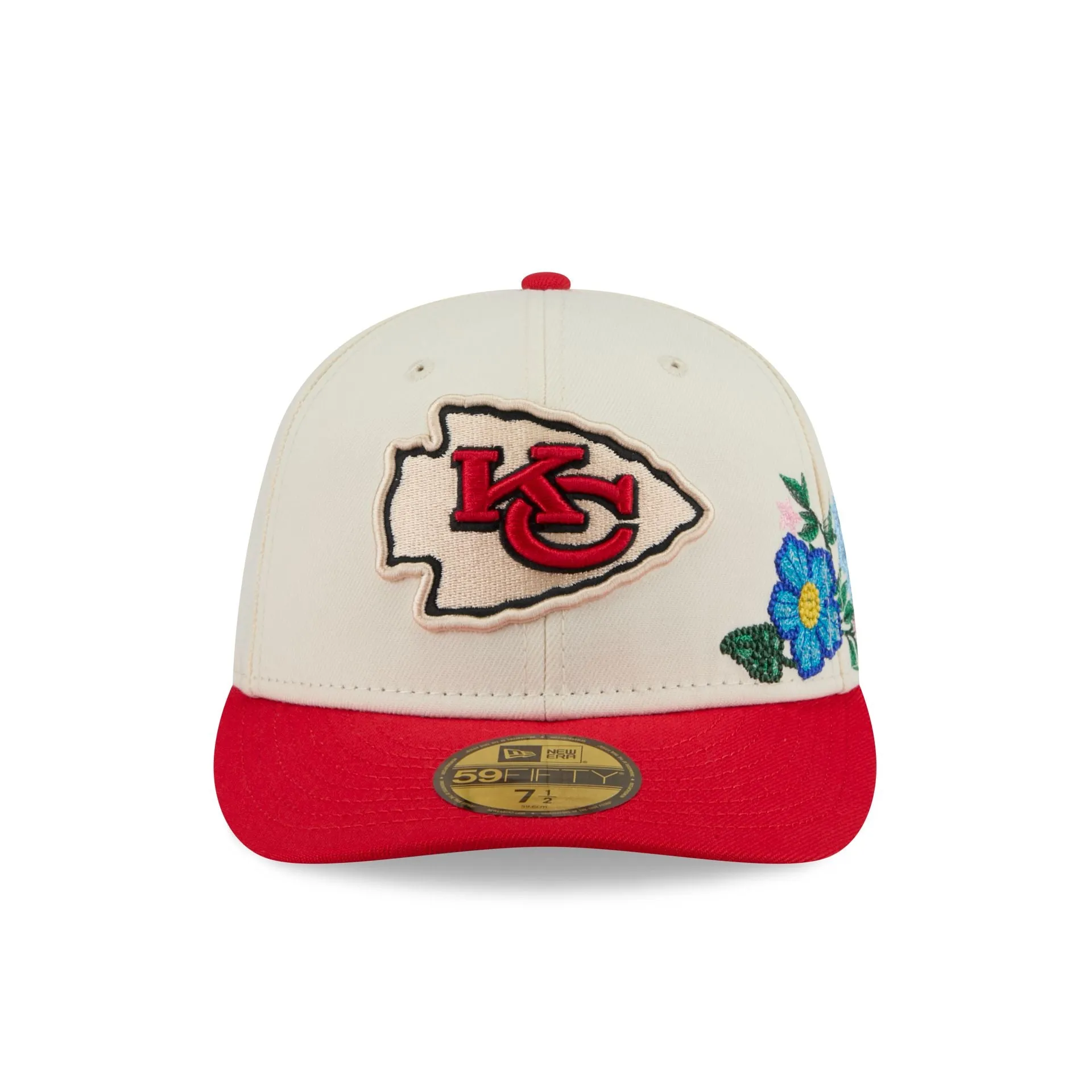 Kansas City Chiefs Tonal Florals White 59FIFTY Fitted Hat sold by New Era product image thumbnail 2