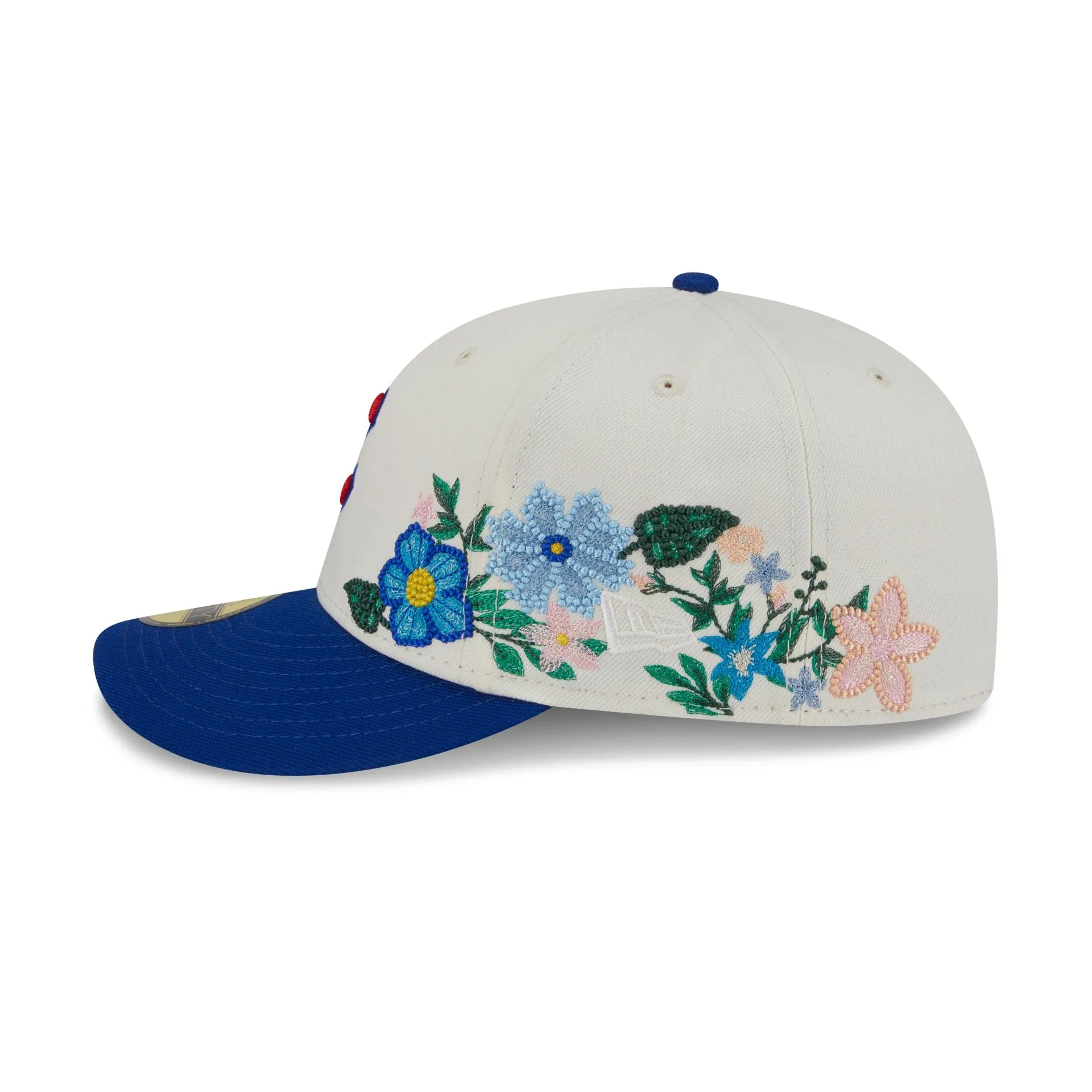 Chicago Cubs Tonal Florals White 59FIFTY Fitted Hat sold by New Era product image thumbnail 4