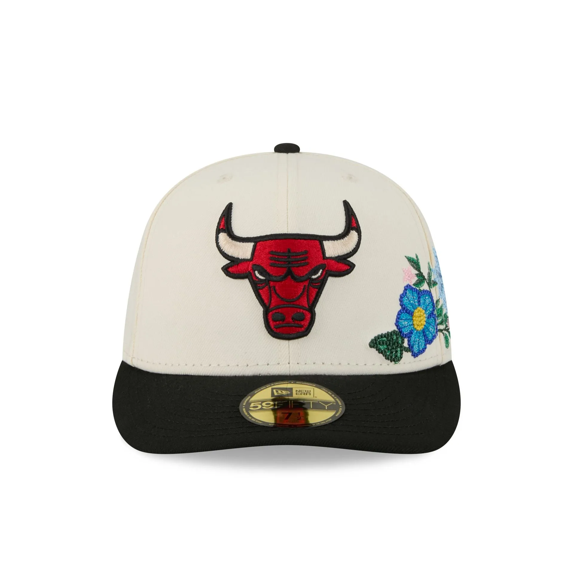 Chicago Bulls Tonal Florals White 59FIFTY Fitted Hat sold by New Era product image thumbnail 2