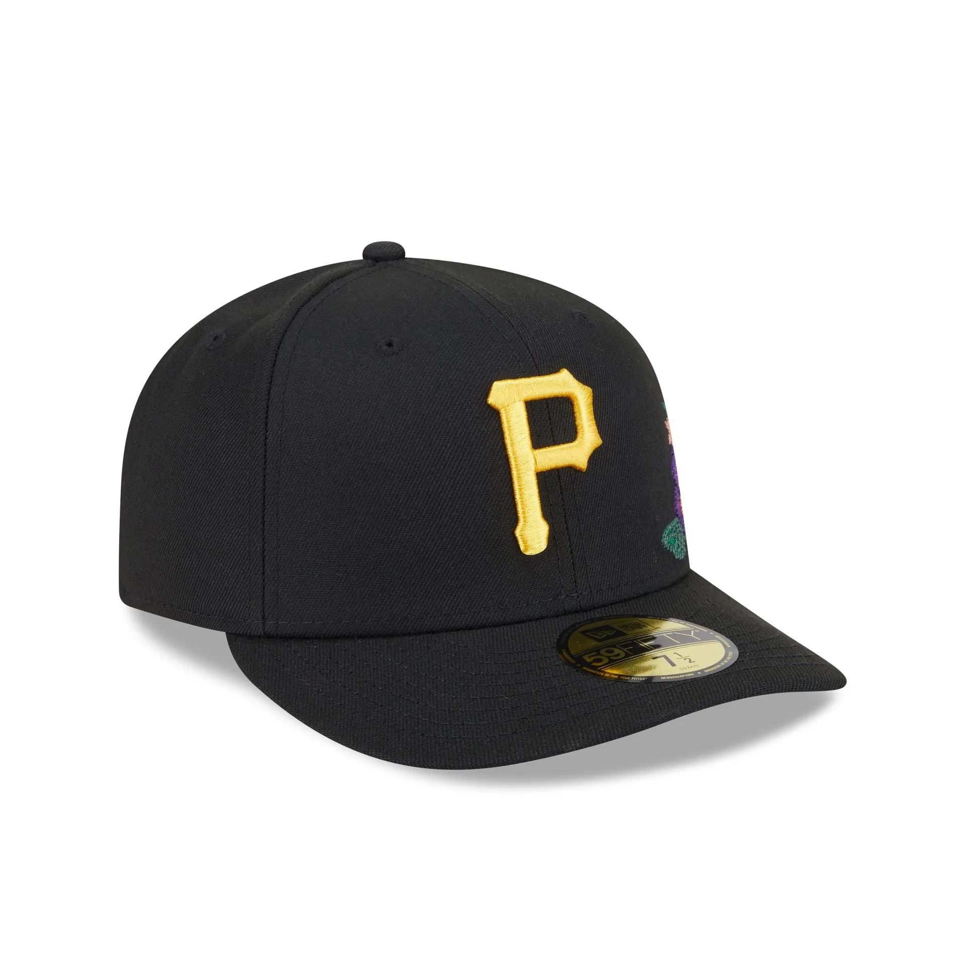 Pittsburgh Pirates Tonal Florals Black 59FIFTY Fitted Hat sold by New Era product image thumbnail 3