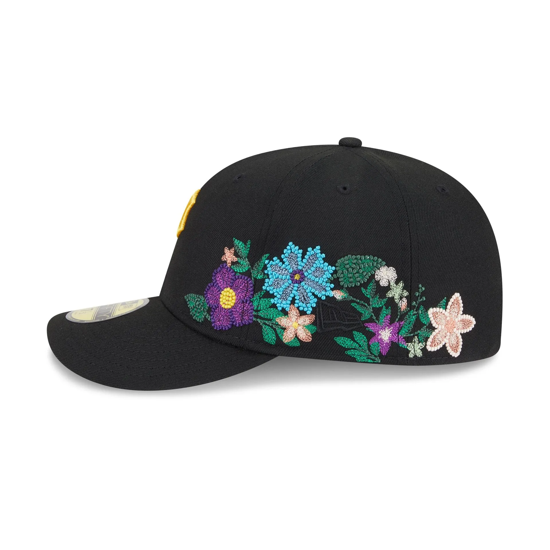 Pittsburgh Pirates Tonal Florals Black 59FIFTY Fitted Hat sold by New Era product image thumbnail 4