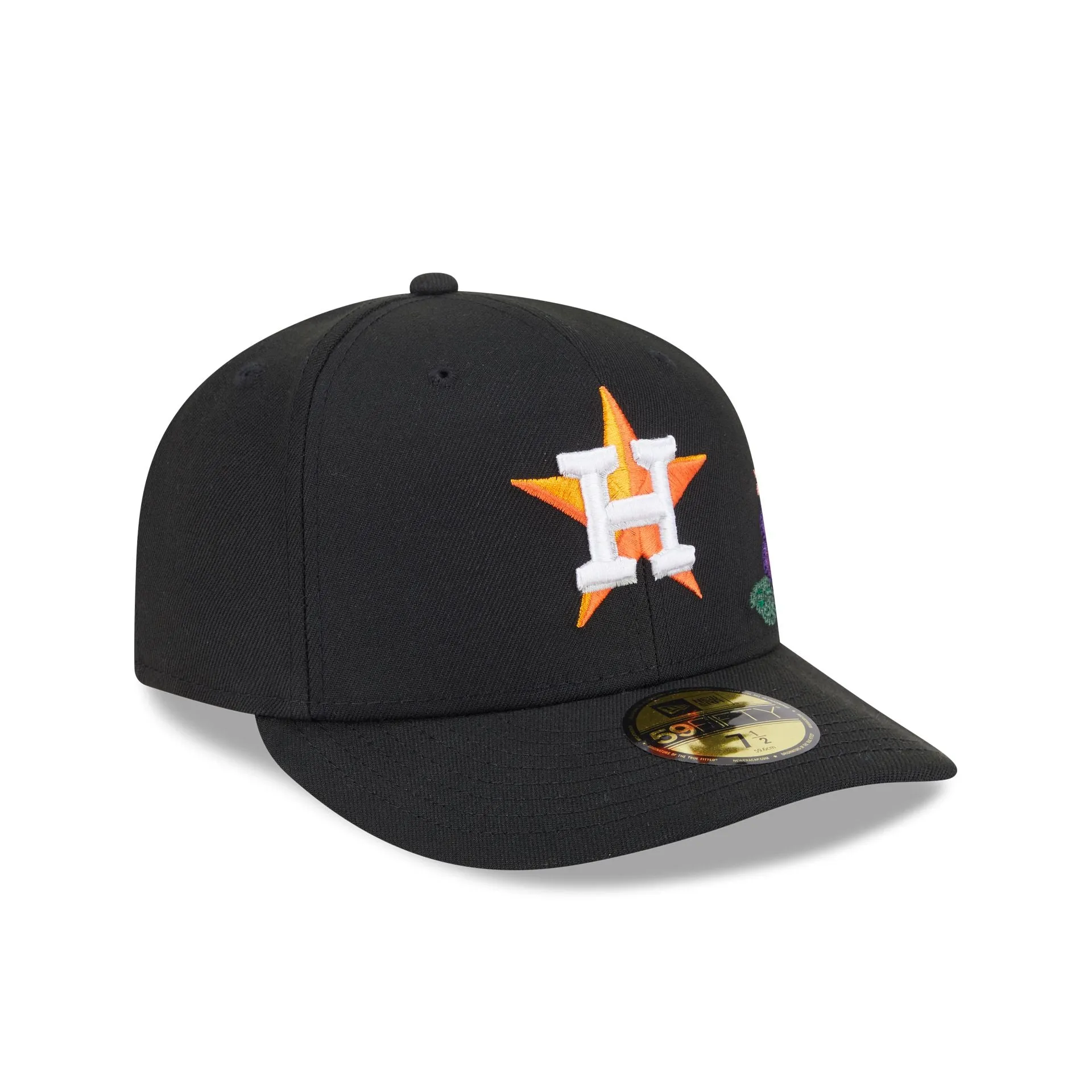 Houston Astros Tonal Florals Black 59FIFTY Fitted Hat sold by New Era product image thumbnail 3