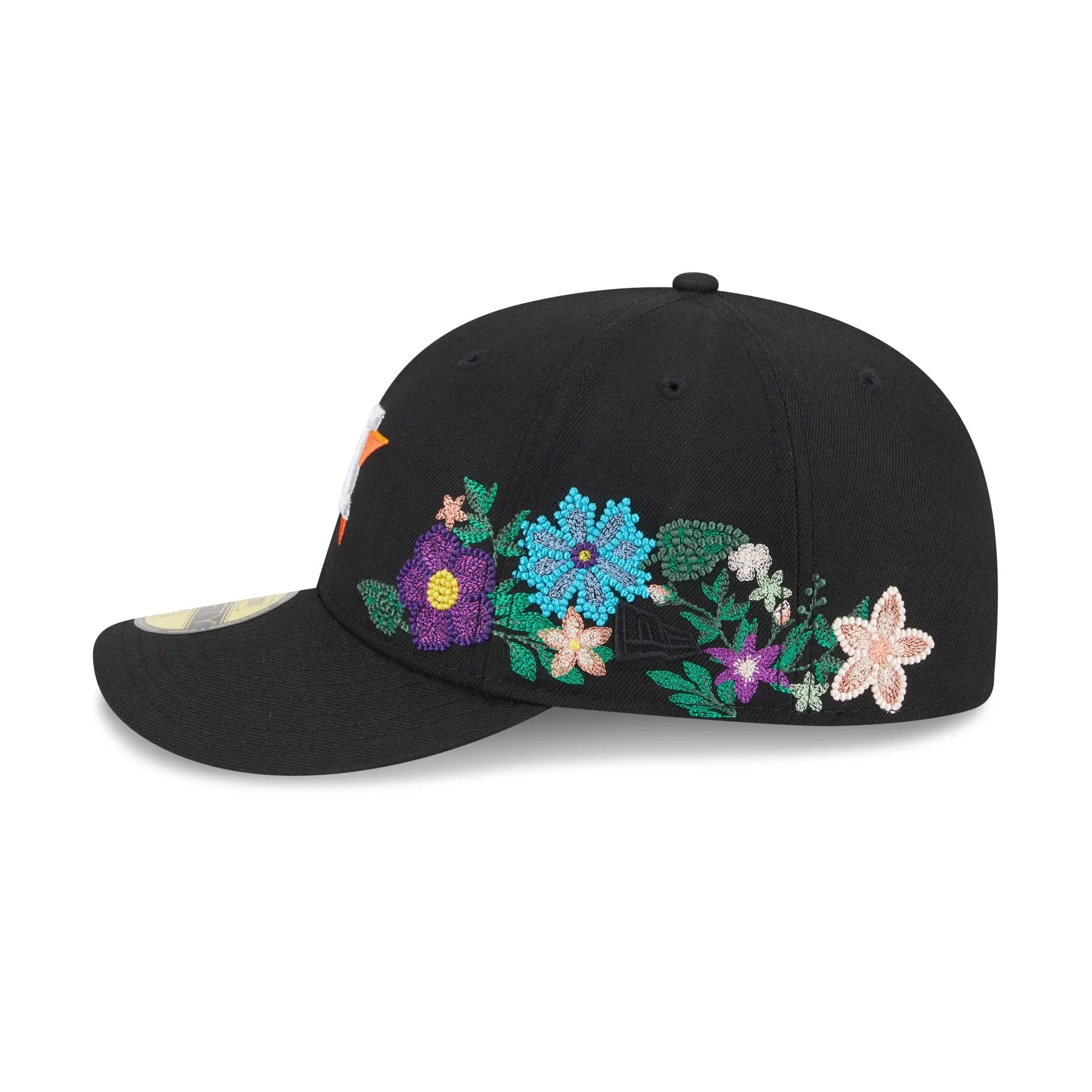 Houston Astros Tonal Florals Black 59FIFTY Fitted Hat sold by New Era product image thumbnail 4
