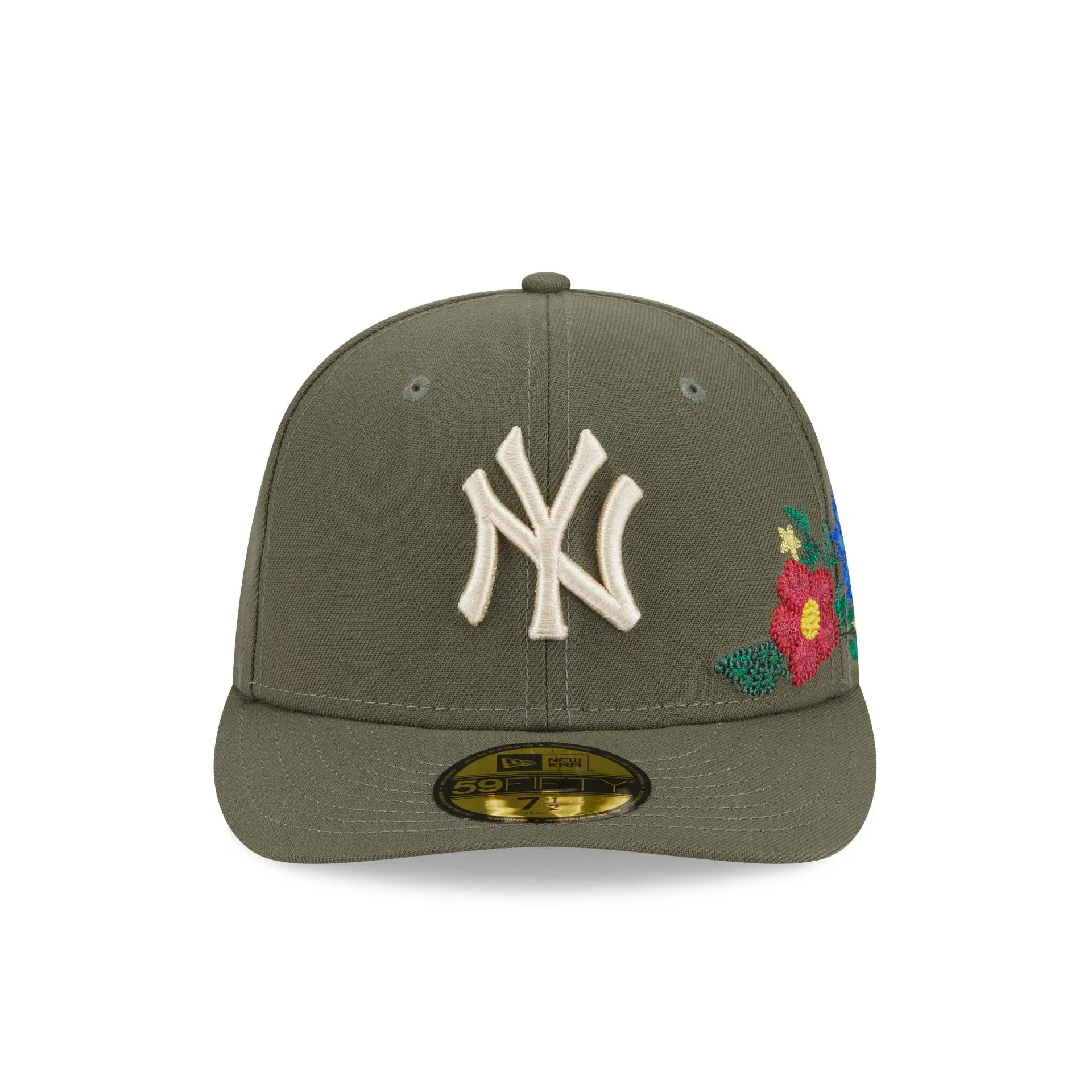 New York Yankees Tonal Florals Olive 59FIFTY Fitted Hat sold by New Era product image thumbnail 2