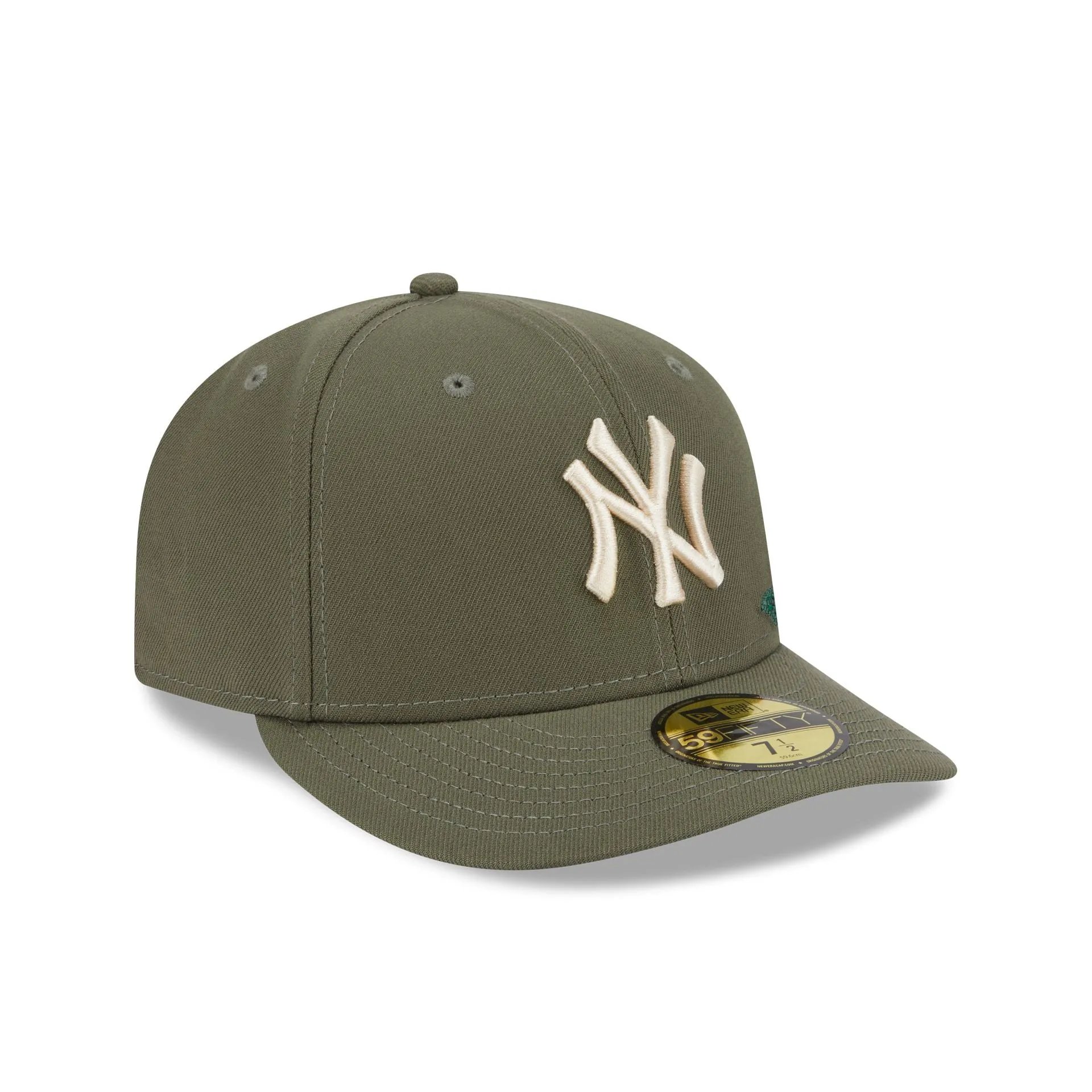New York Yankees Tonal Florals Olive 59FIFTY Fitted Hat sold by New Era product image thumbnail 3