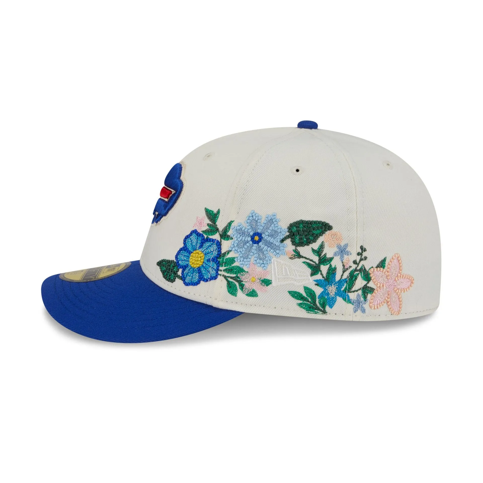 Buffalo Bills Tonal Florals White 59FIFTY Fitted Hat sold by New Era product image thumbnail 4