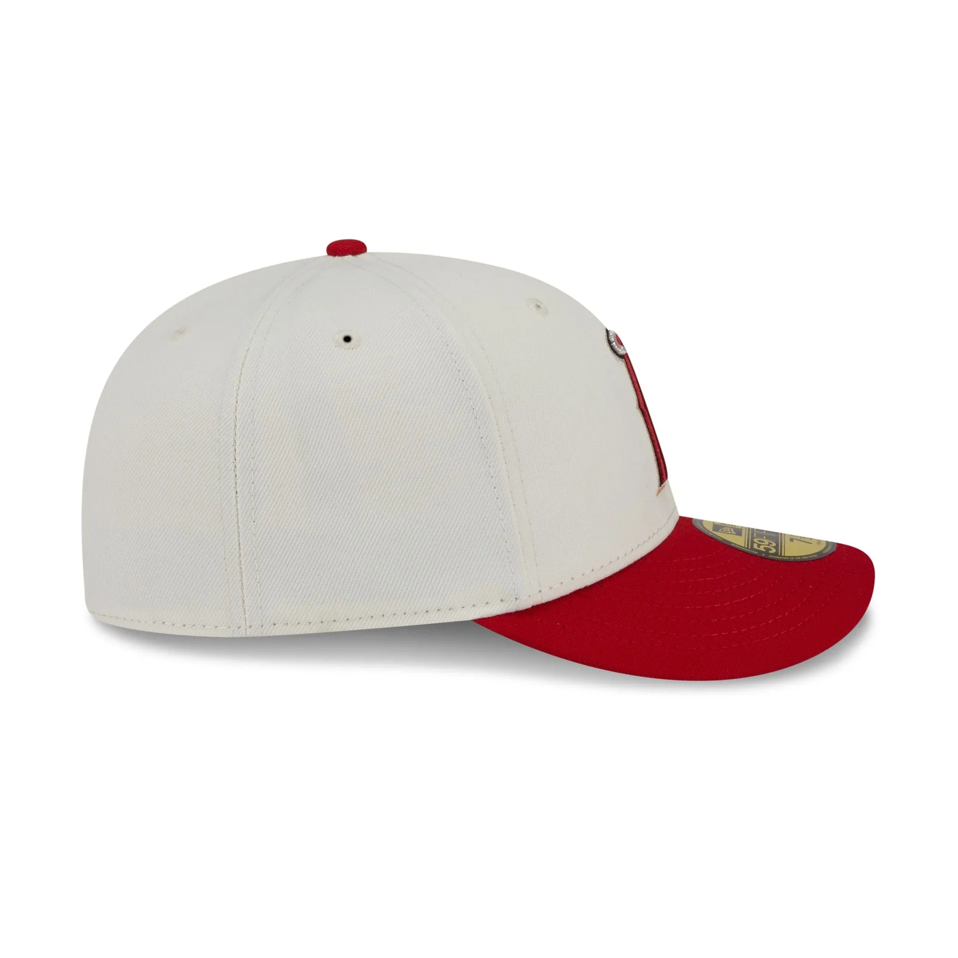 Los Angeles Angels Tonal Florals White 59FIFTY Fitted Hat sold by New Era product image thumbnail 5