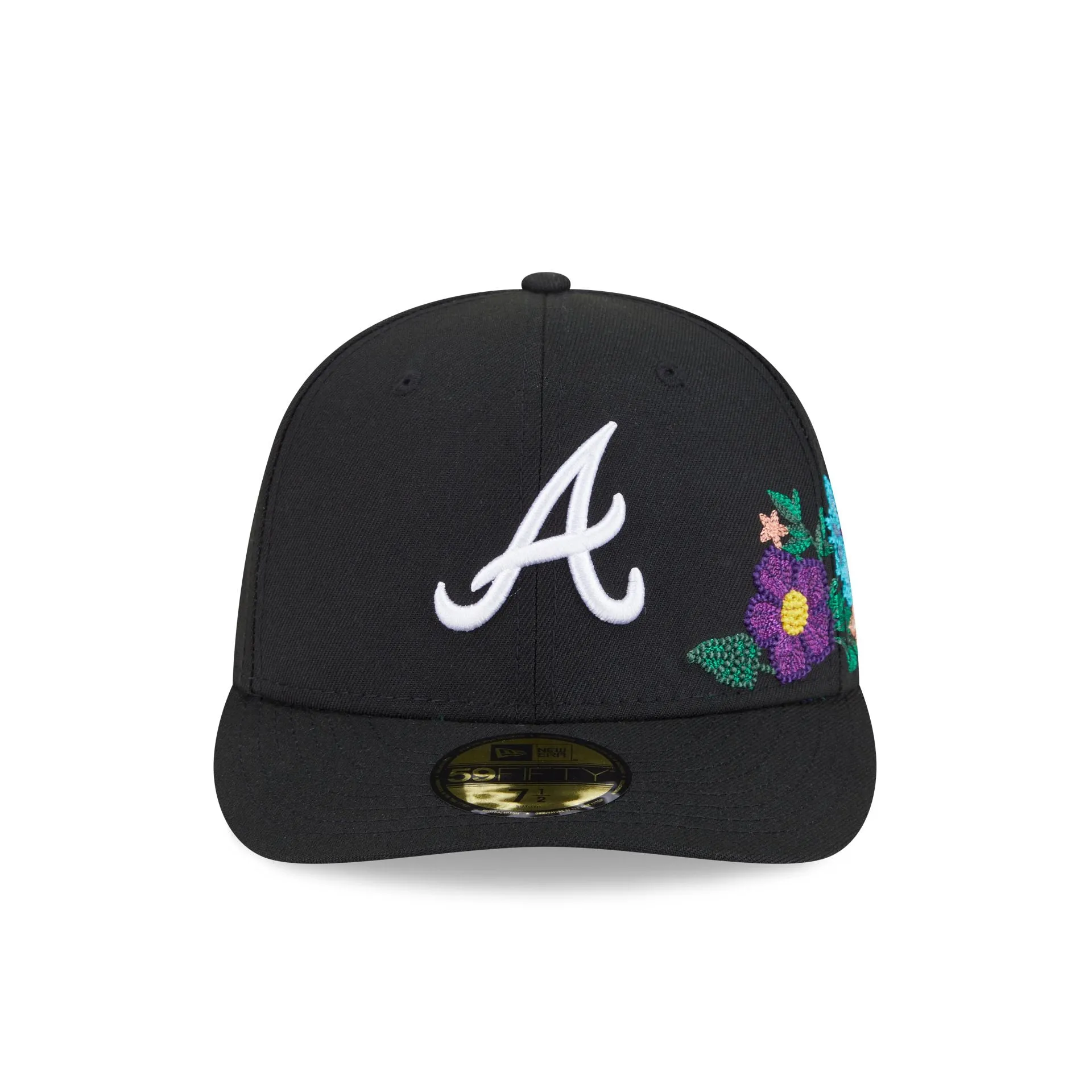 Atlanta Braves Tonal Florals Black 59FIFTY Fitted Hat sold by New Era product image thumbnail 2