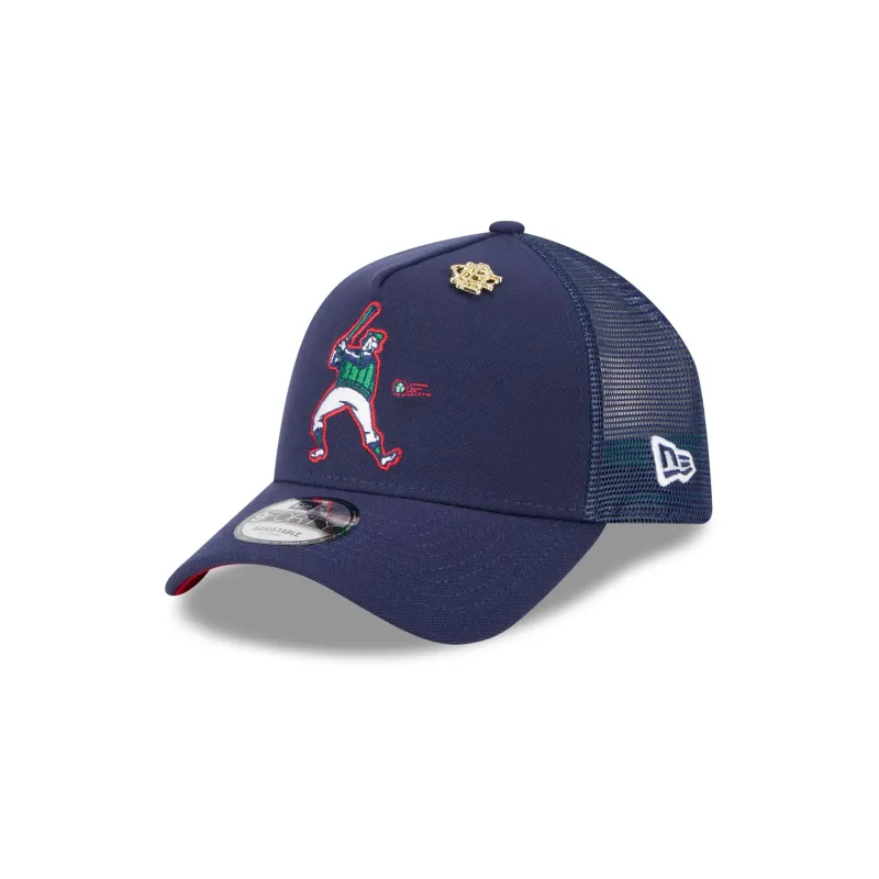 Big League Chew x Milwaukee Brewers 9FORTY A-Frame Trucker Hat sold by New Era