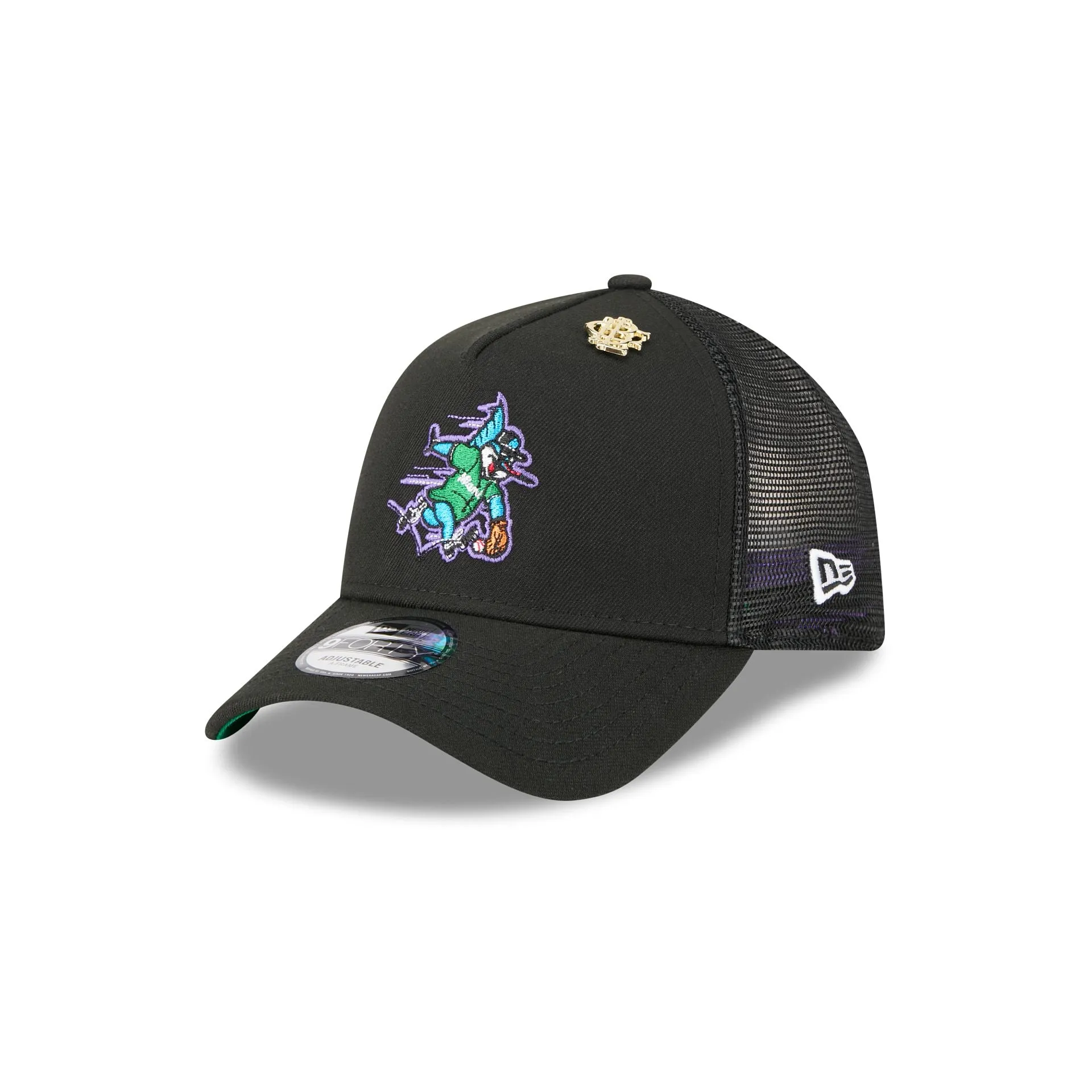 Big League Chew x Miami Marlins 9FORTY A-Frame Trucker Hat sold by New Era