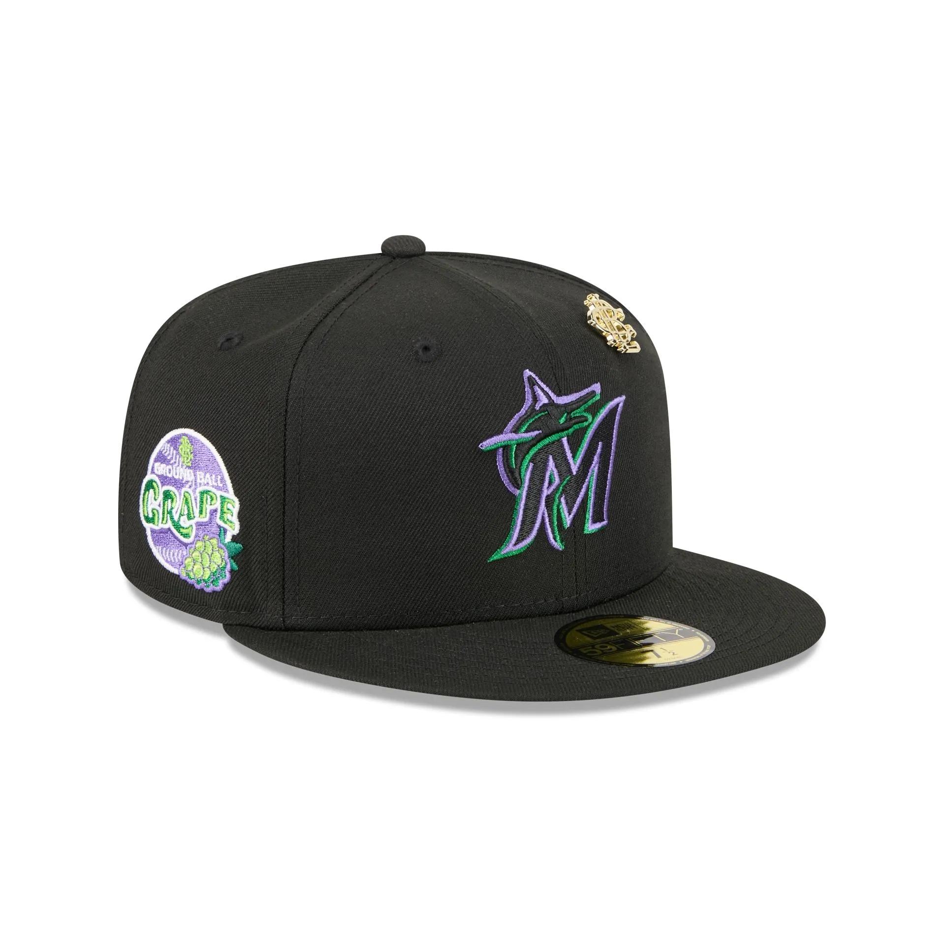 Big League Chew x Miami Marlins 59FIFTY Fitted Hat sold by New Era