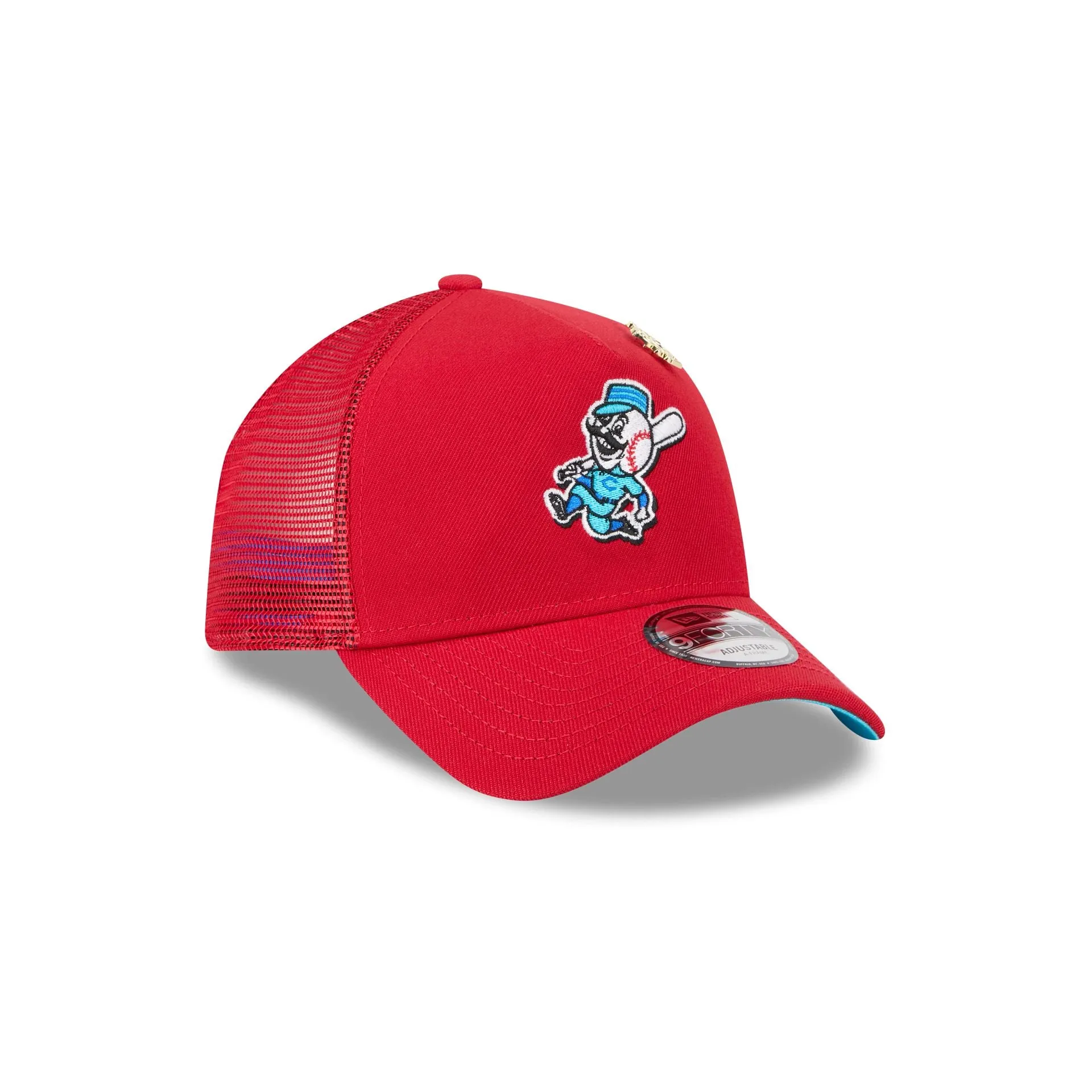 Big League Chew x Cincinnati Reds 9FORTY A-Frame Trucker Hat sold by New Era product image thumbnail 3