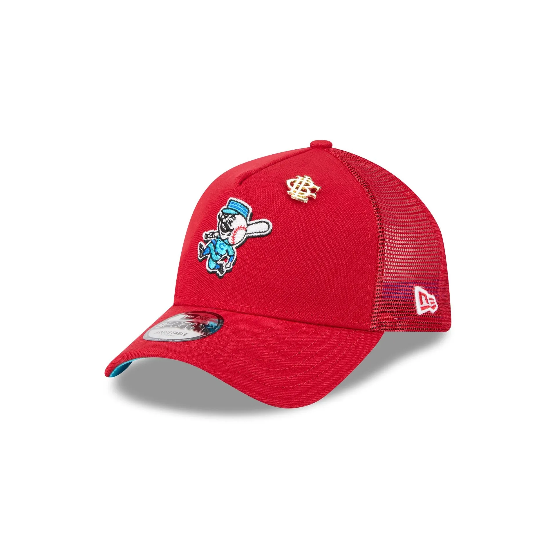 Big League Chew x Cincinnati Reds 9FORTY A-Frame Trucker Hat sold by New Era