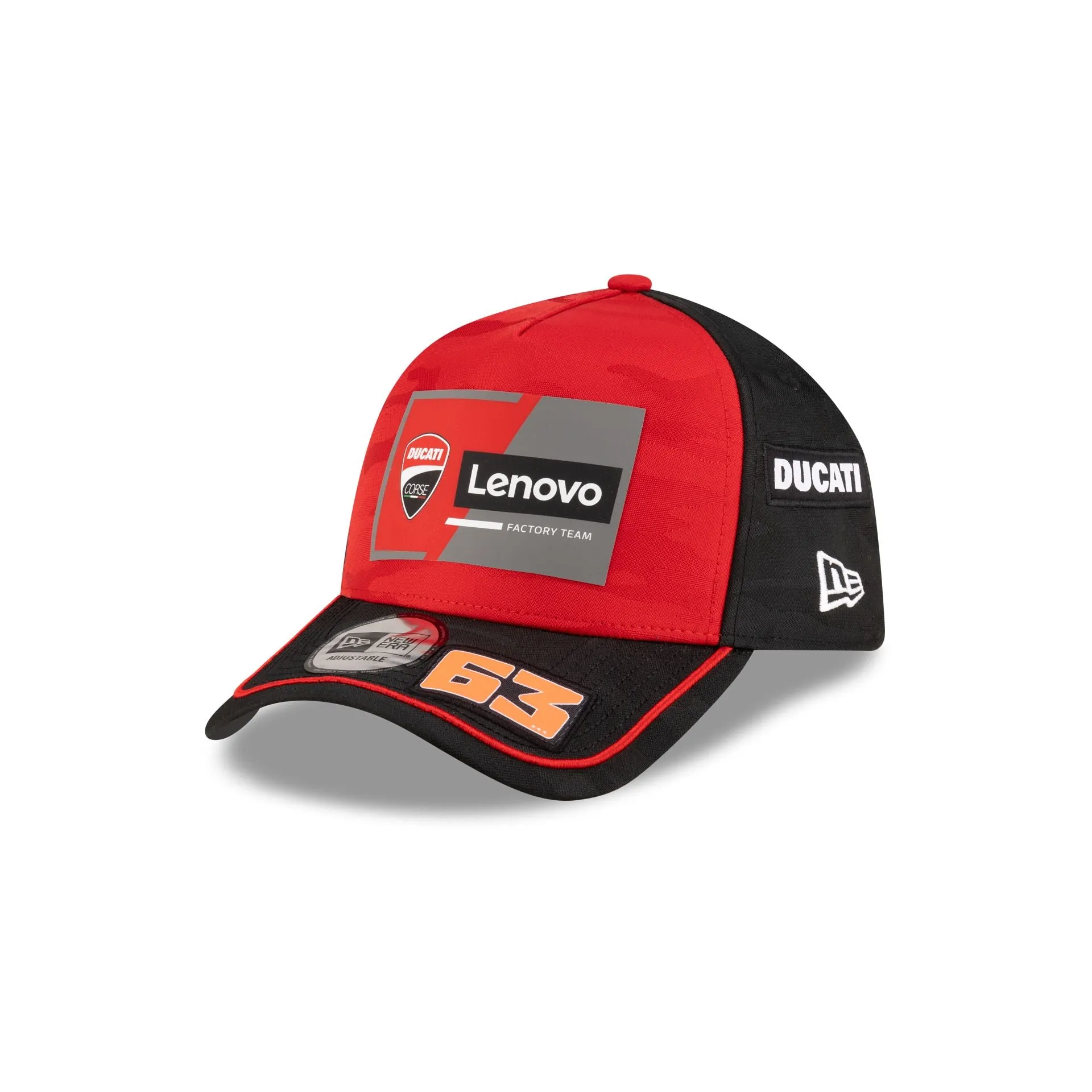 Ducati Lenovo Team MotoGP Pecco Bagnaia Teamline 9FORTY A-Frame Adjustable Hat sold by New Era