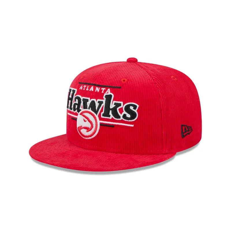 Atlanta Hawks Throwback Display 9FIFTY Snapback Hat sold by New Era