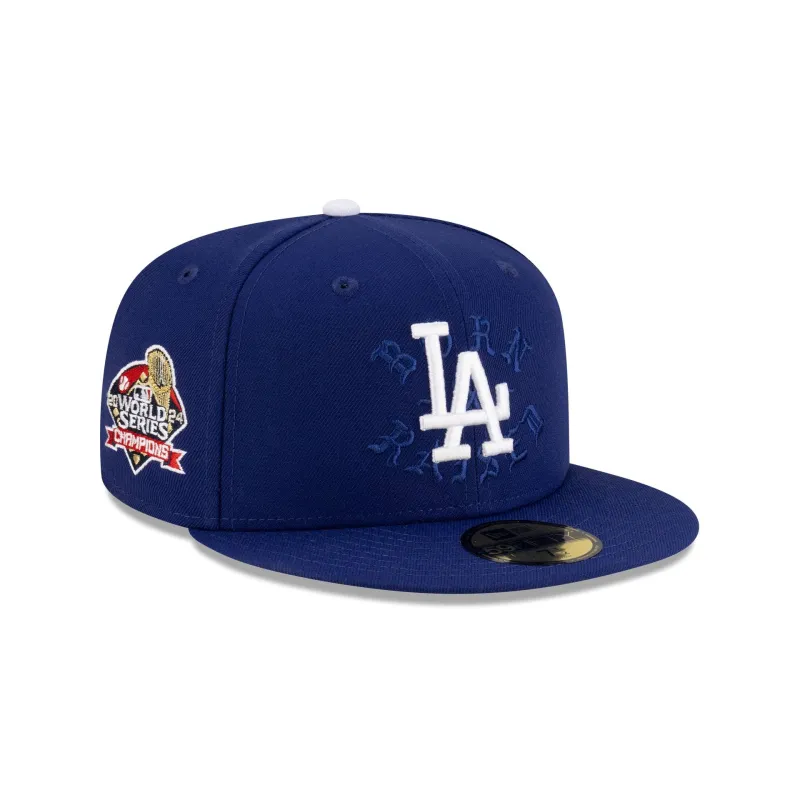 Born x Raised x Los Angeles Dodgers World Series Champions 59FIFTY Fitted Hat sold by New Era