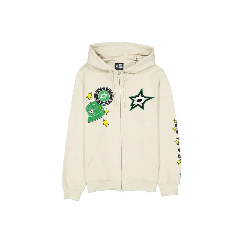 Dallas Stars Stone Logo Select Full-Zip Hoodie sold by New Era