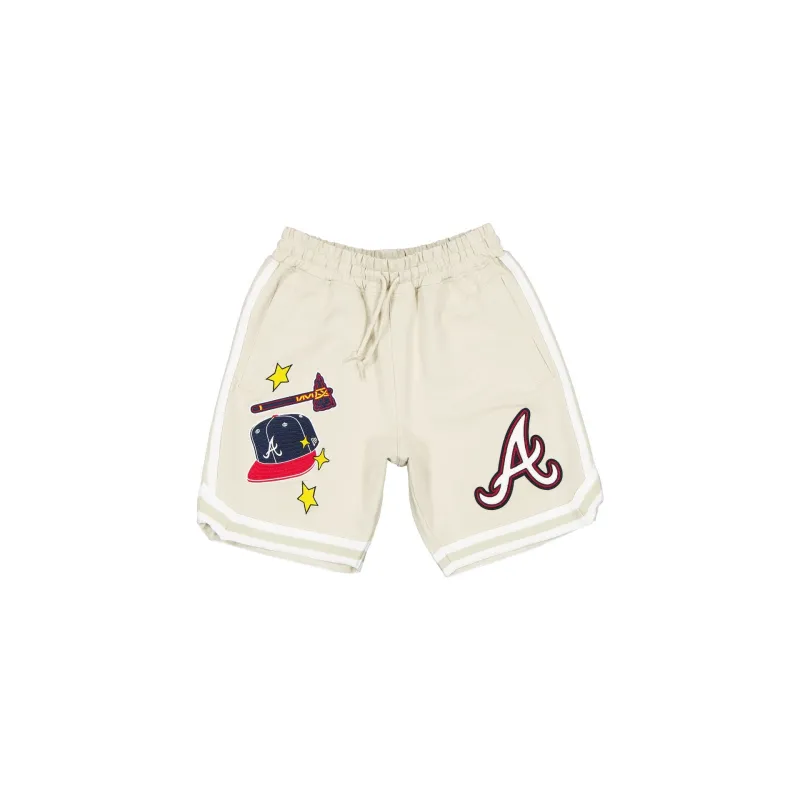 Atlanta Braves Stone Logo Select Shorts sold by New Era