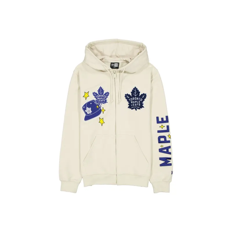Toronto Maple Leafs Stone Logo Select Full-Zip Hoodie sold by New Era
