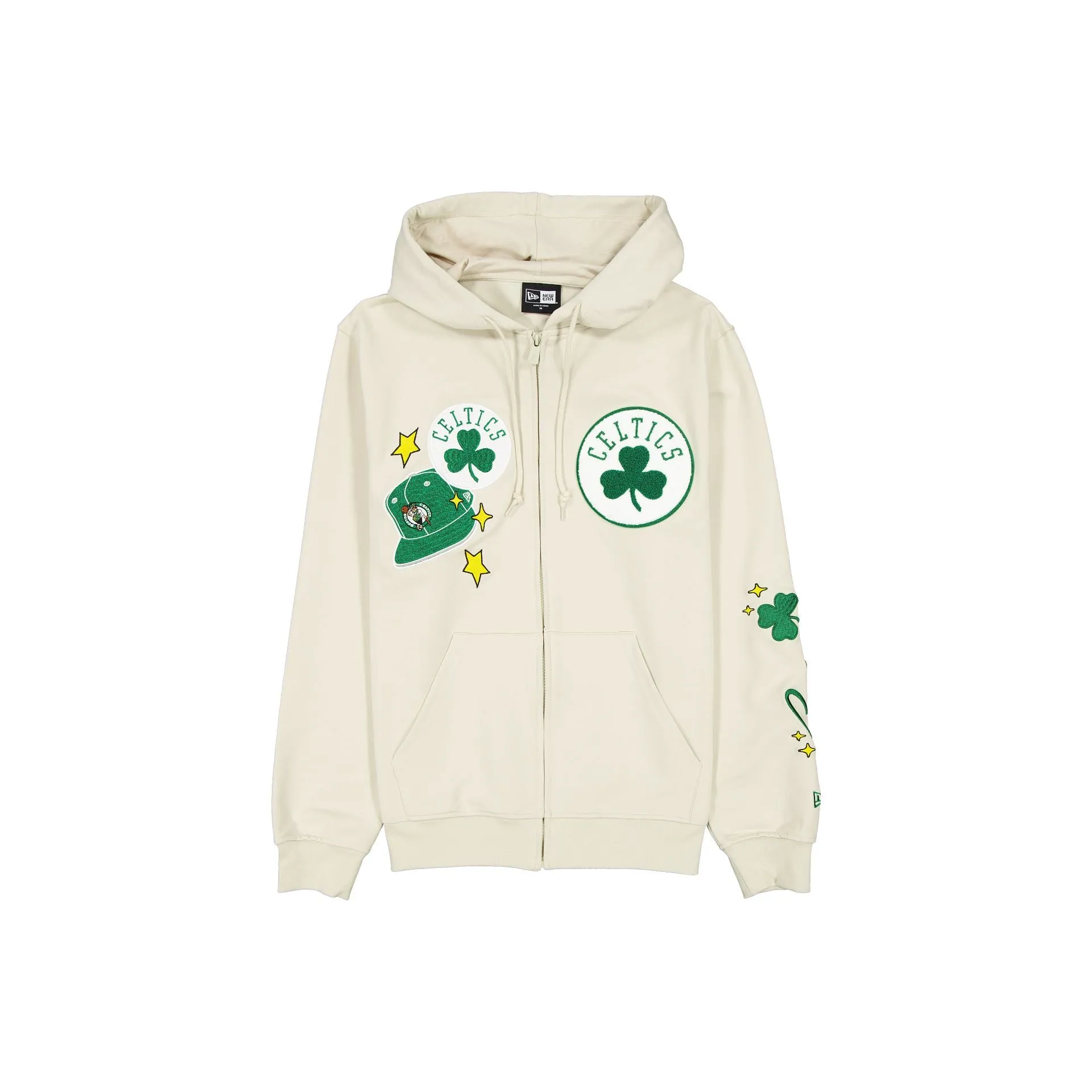 Boston Celtics Stone Logo Select Full-Zip Hoodie sold by New Era