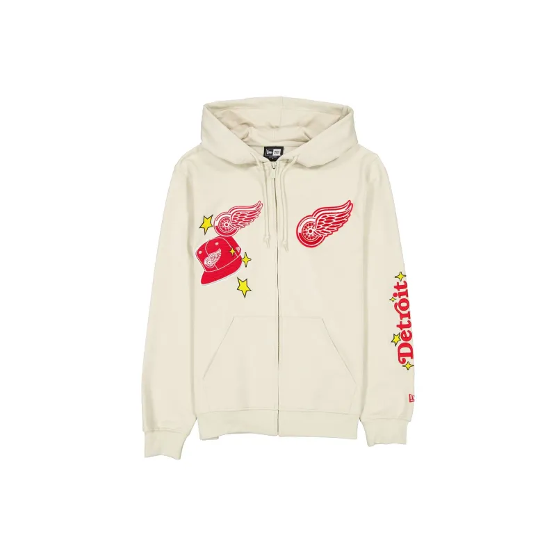 Detroit Red Wings Stone Logo Select Full-Zip Hoodie sold by New Era