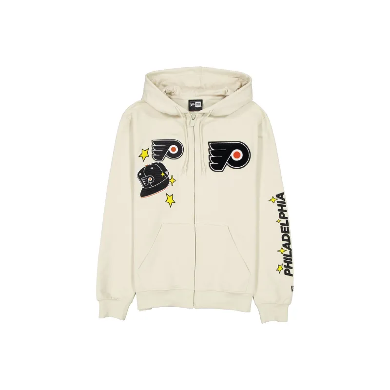 Philadelphia Flyers Stone Logo Select Full-Zip Hoodie sold by New Era