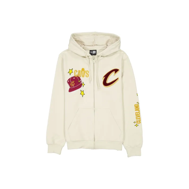 Cleveland Cavaliers Stone Logo Select Full-Zip Hoodie sold by New Era