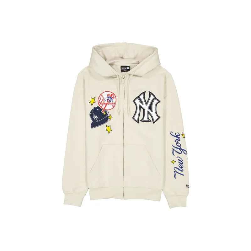 New York Yankees Stone Logo Select Full-Zip Hoodie sold by New Era